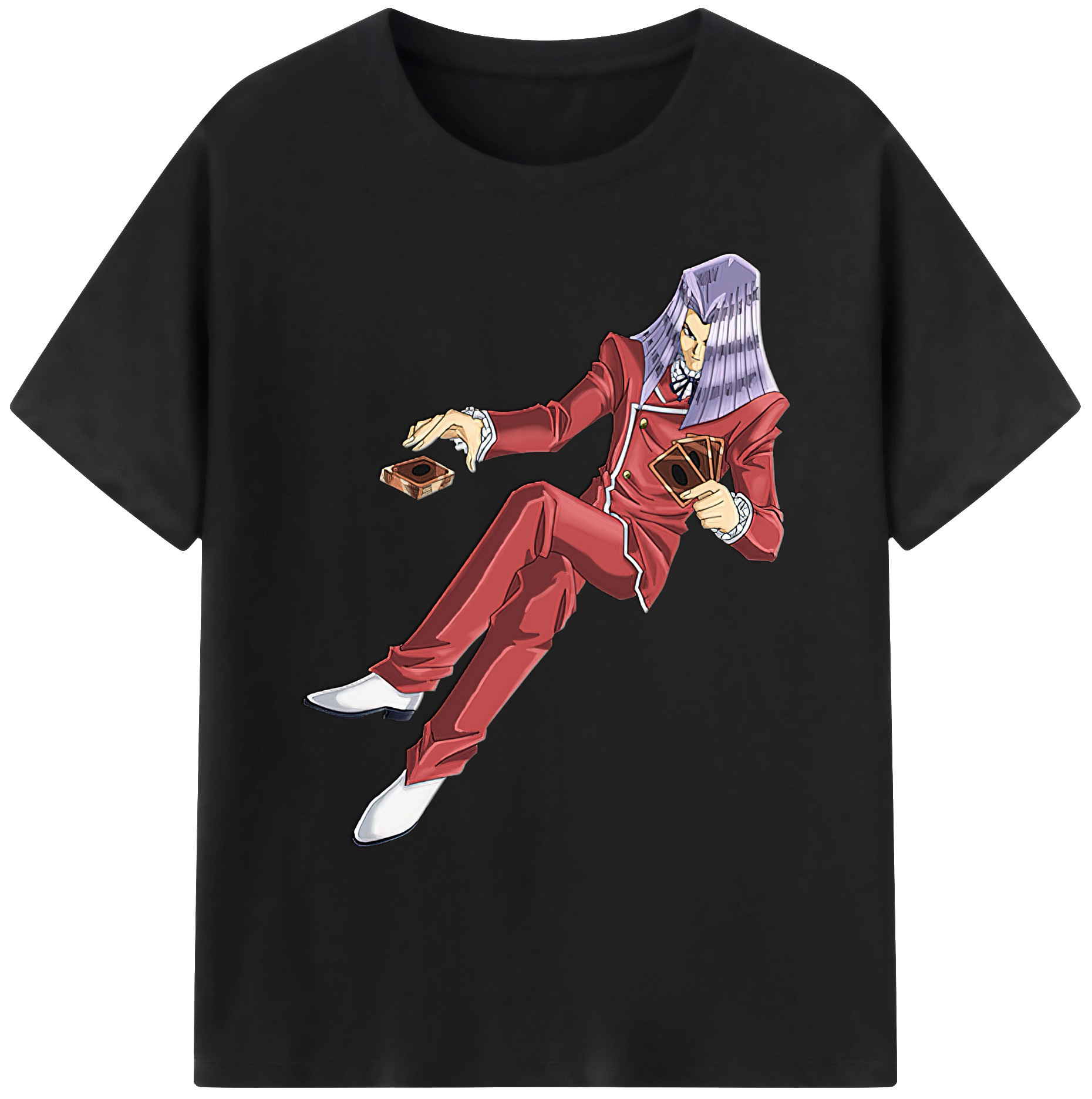 （画像用） 遊☆戯☆王 Yu-Gi-Oh! 綿100％ メンズ半袖Tシャツ｜肌触りやわらか＆通気性