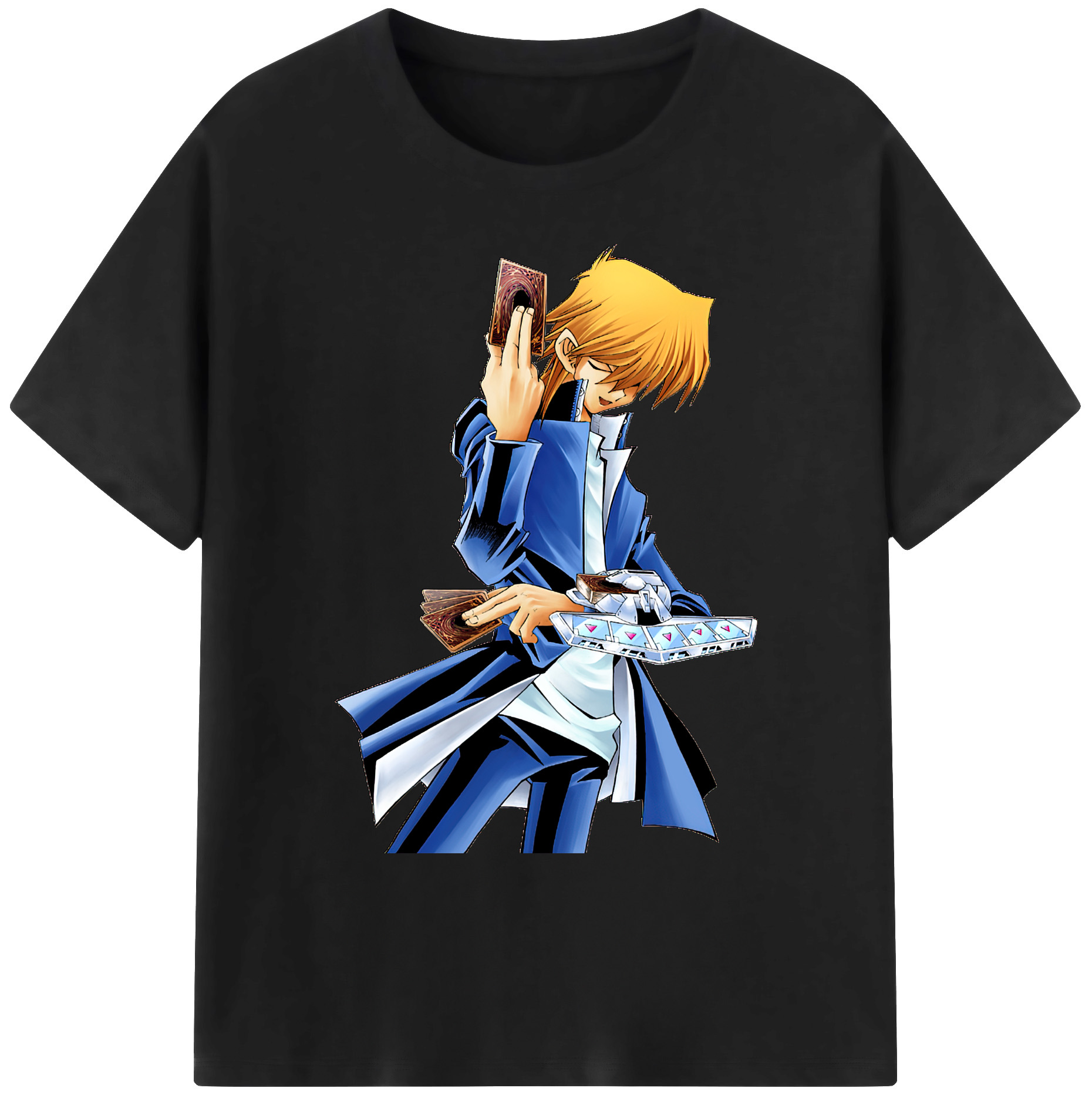 （画像用） 遊☆戯☆王 Yu-Gi-Oh! 綿100％ メンズ半袖Tシャツ｜肌触りやわらか＆通気性