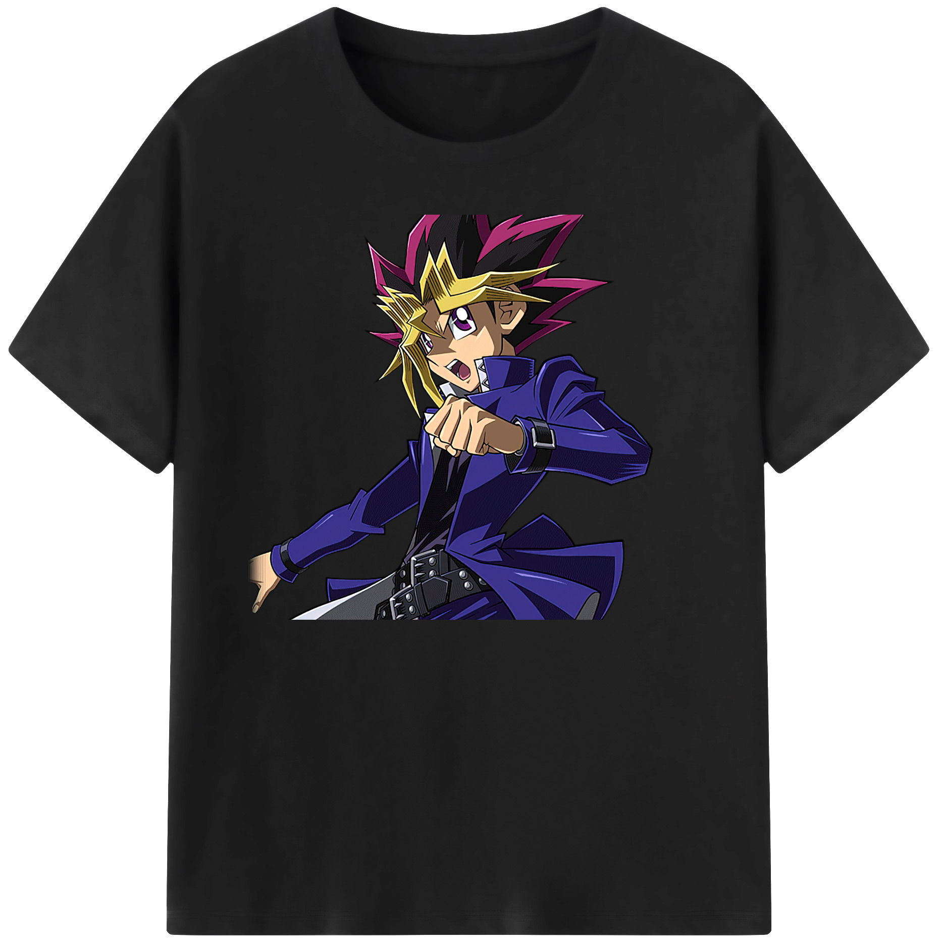 （画像用） 遊☆戯☆王 Yu-Gi-Oh! 綿100％ メンズ半袖Tシャツ｜肌触りやわらか＆通気性