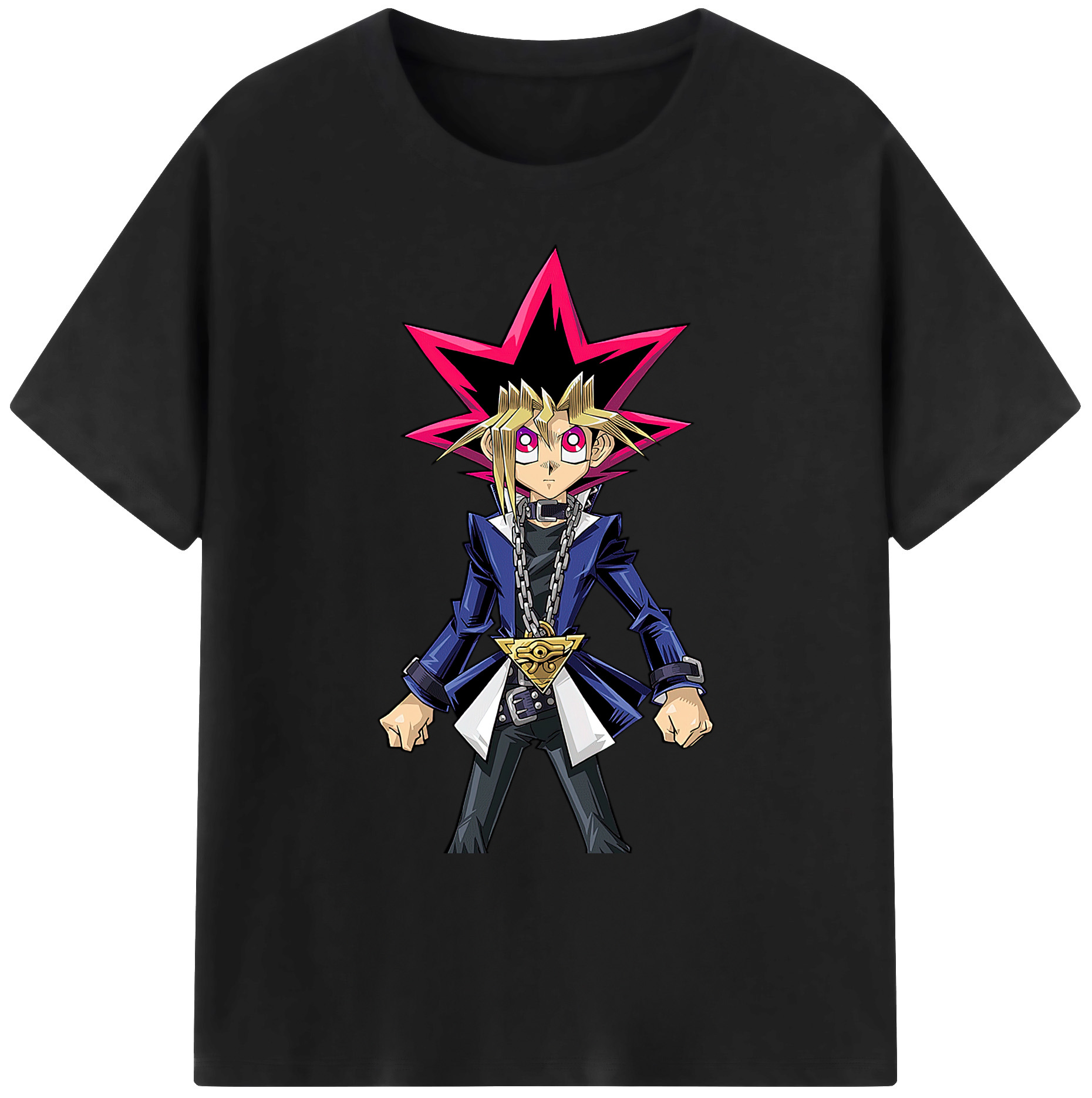 （画像用） 遊☆戯☆王 Yu-Gi-Oh! 綿100％ メンズ半袖Tシャツ｜肌触りやわらか＆通気性