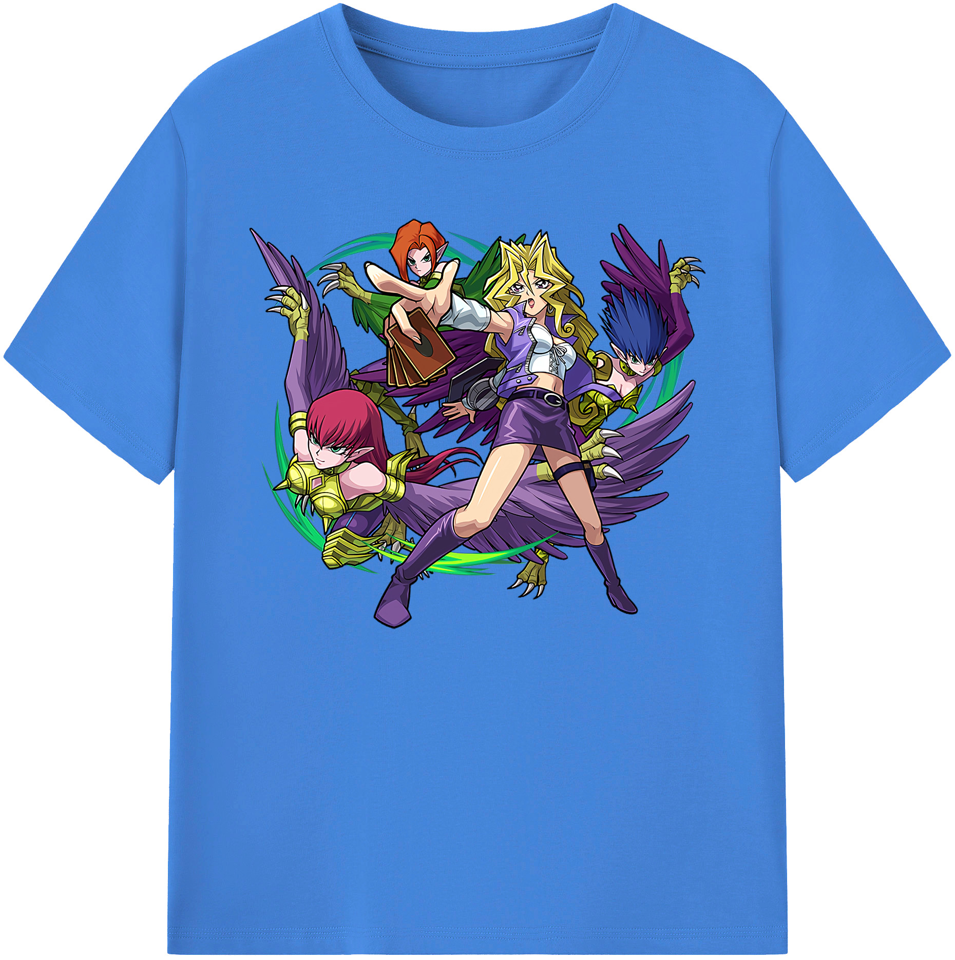 （画像用） 遊☆戯☆王 Yu-Gi-Oh! 綿100％ メンズ半袖Tシャツ｜肌触りやわらか＆通気性
