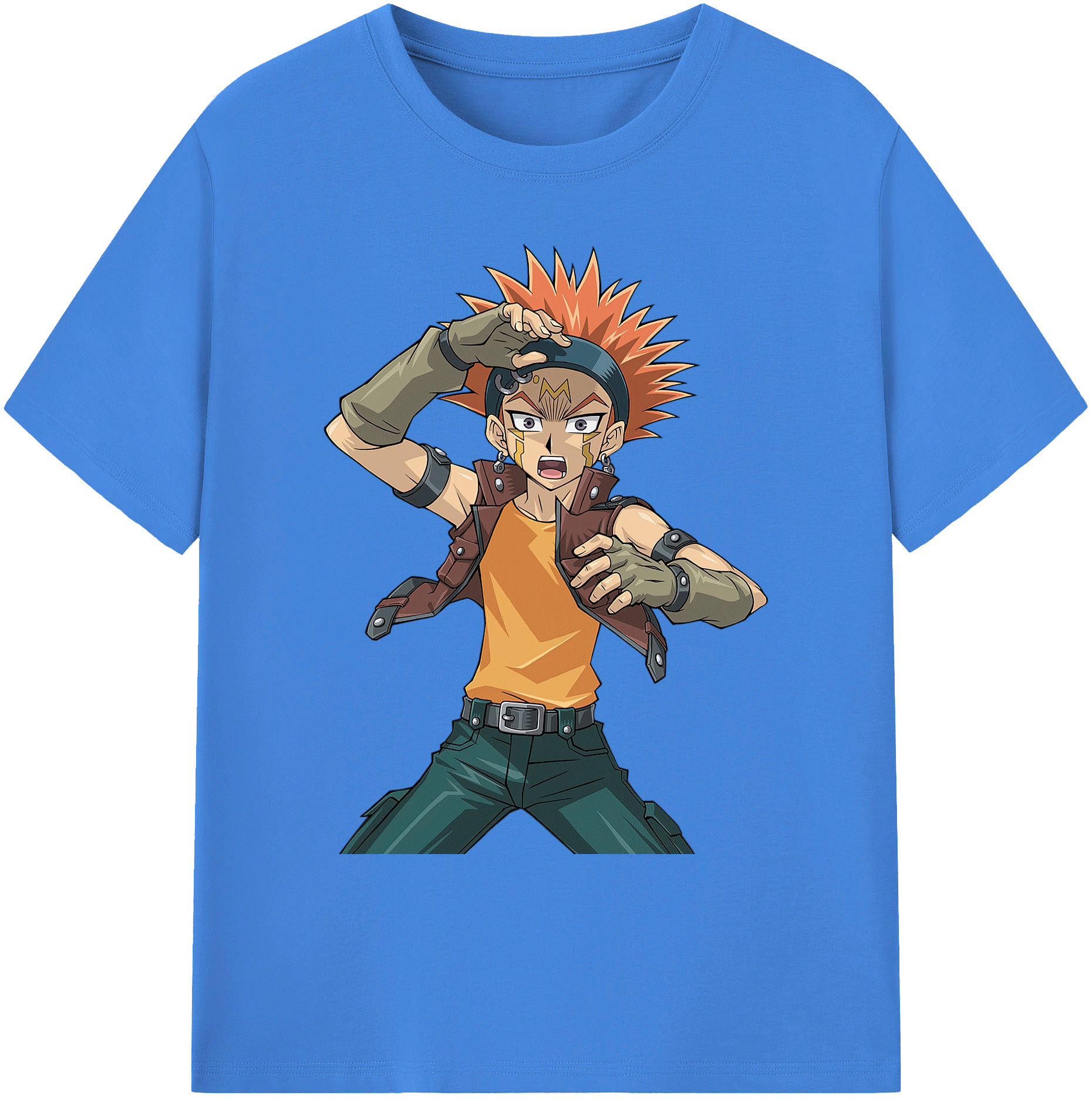 （画像用） 遊☆戯☆王 Yu-Gi-Oh! 綿100％ メンズ半袖Tシャツ｜肌触りやわらか＆通気性