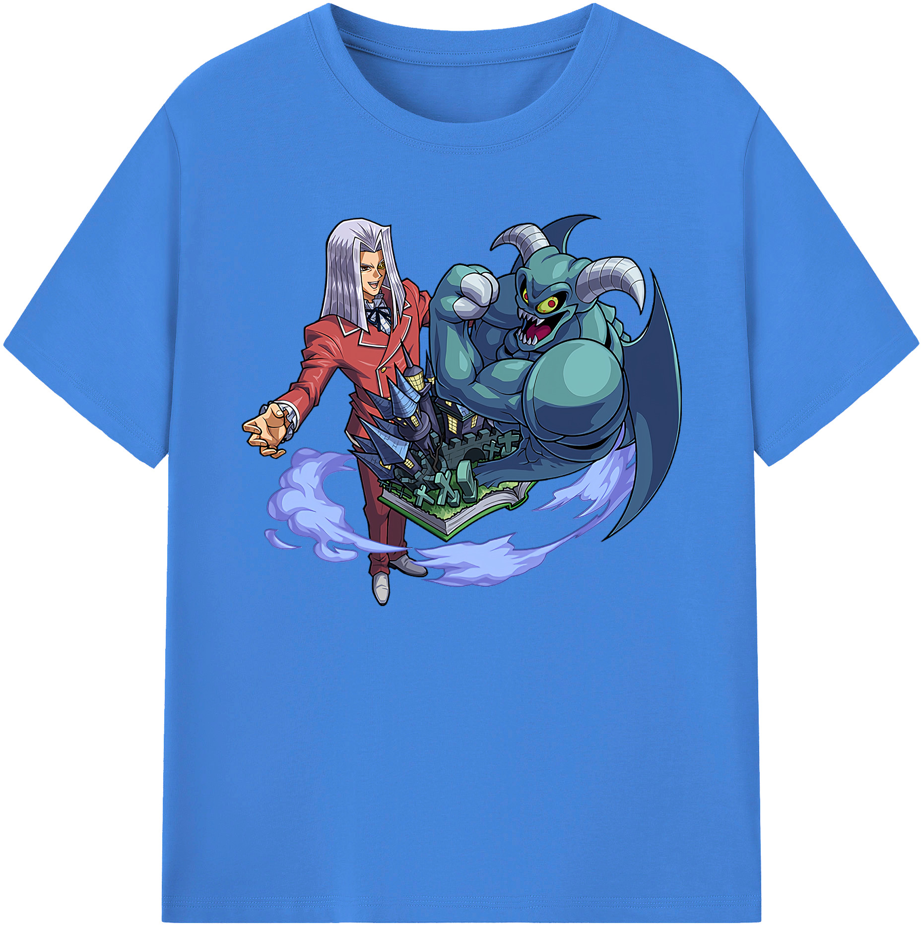 （画像用） 遊☆戯☆王 Yu-Gi-Oh! 綿100％ メンズ半袖Tシャツ｜肌触りやわらか＆通気性