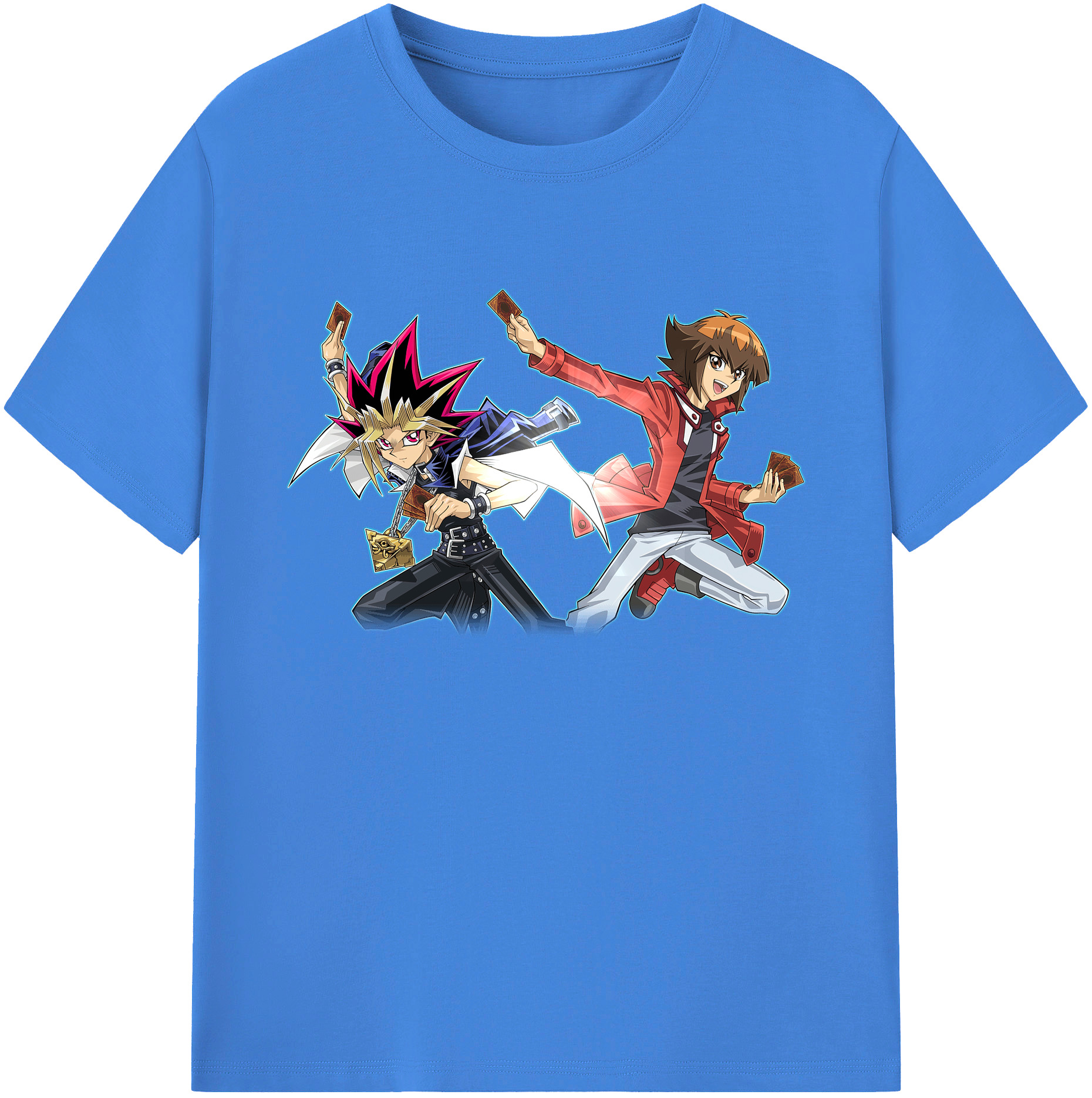 （画像用） 遊☆戯☆王 Yu-Gi-Oh! 綿100％ メンズ半袖Tシャツ｜肌触りやわらか＆通気性