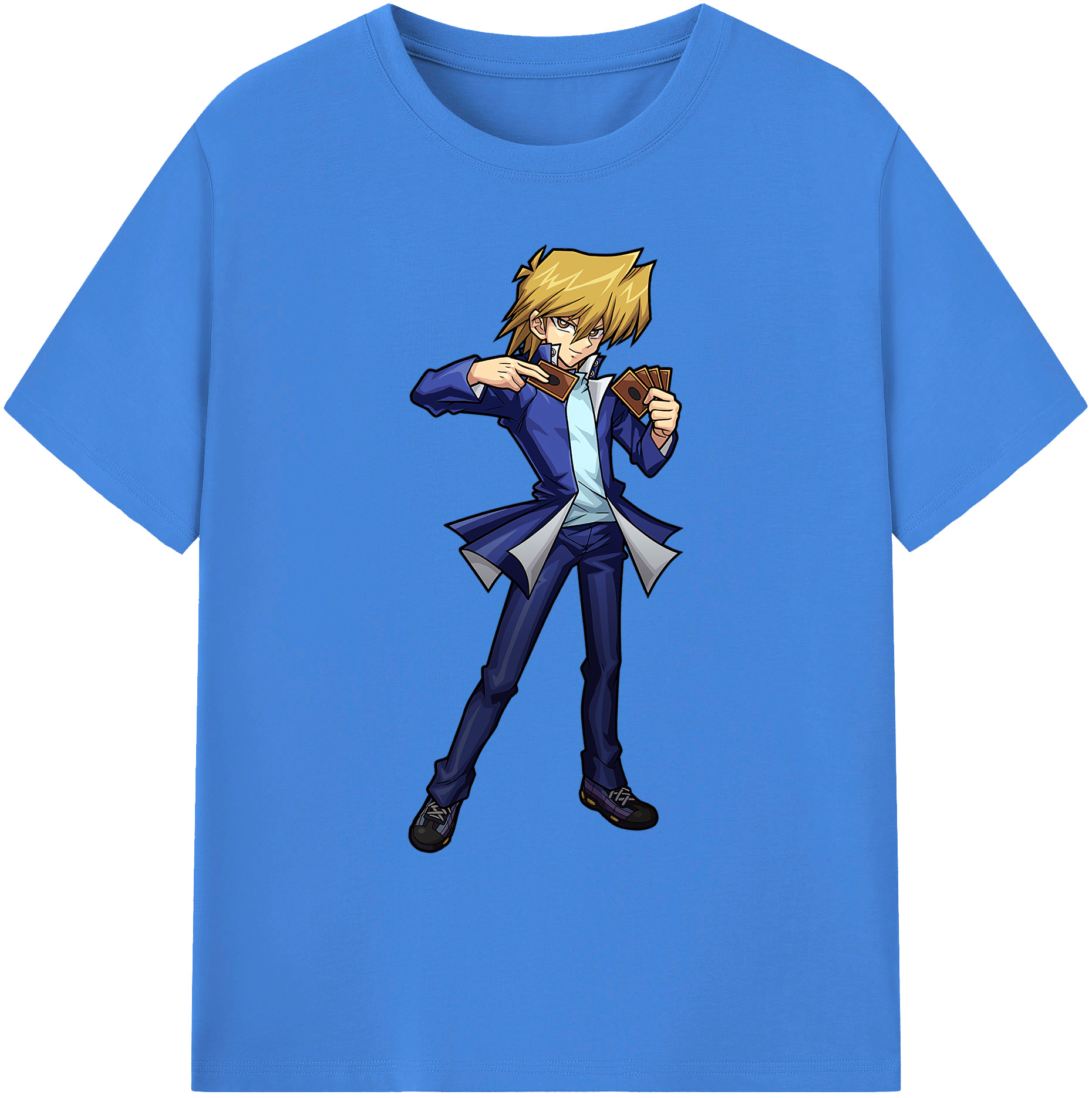 （画像用） 遊☆戯☆王 Yu-Gi-Oh! 綿100％ メンズ半袖Tシャツ｜肌触りやわらか＆通気性