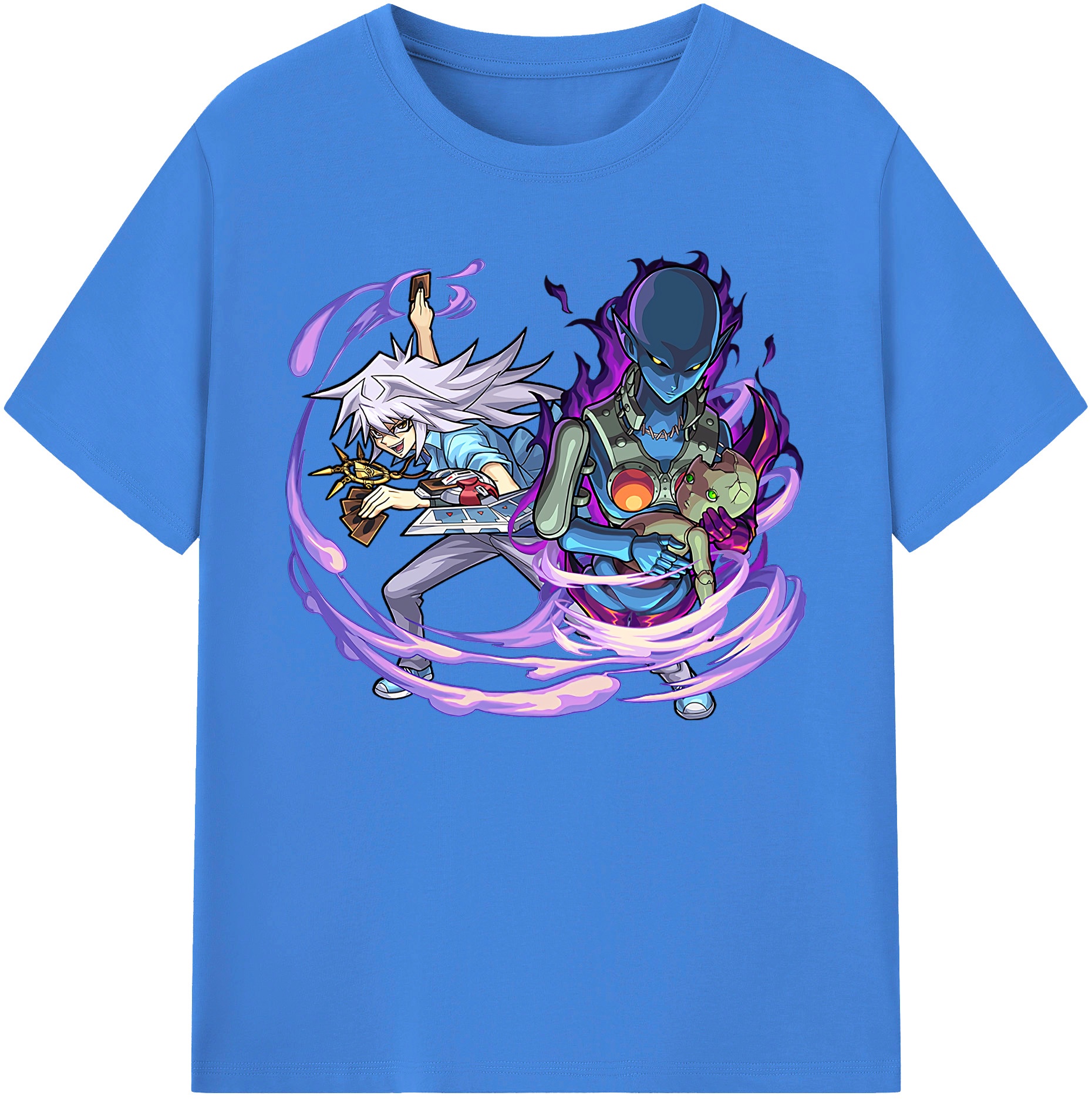 （画像用） 遊☆戯☆王 Yu-Gi-Oh! 綿100％ メンズ半袖Tシャツ｜肌触りやわらか＆通気性