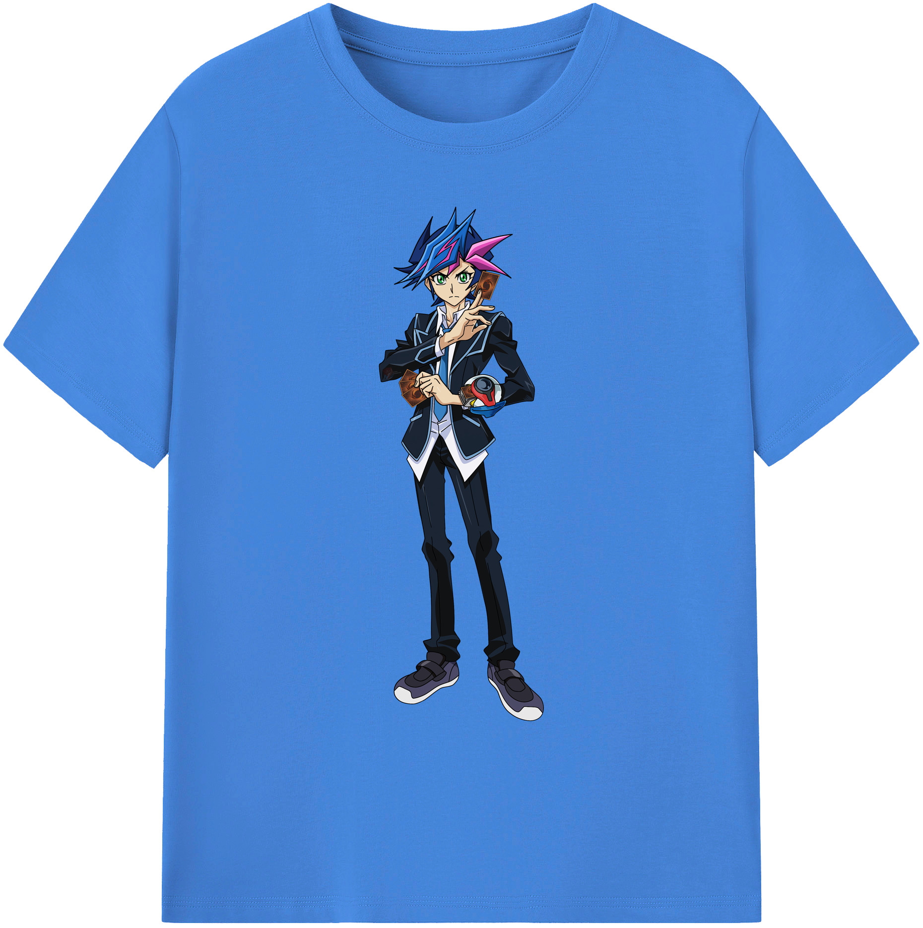 （画像用） 遊☆戯☆王 Yu-Gi-Oh! 綿100％ メンズ半袖Tシャツ｜肌触りやわらか＆通気性