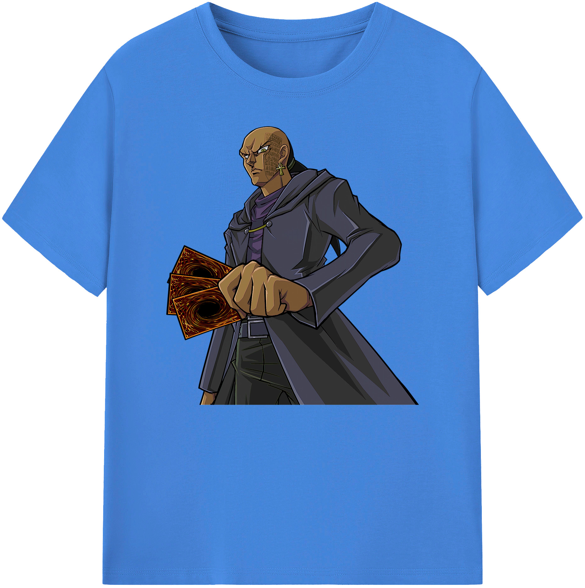 （画像用） 遊☆戯☆王 Yu-Gi-Oh! 綿100％ メンズ半袖Tシャツ｜肌触りやわらか＆通気性