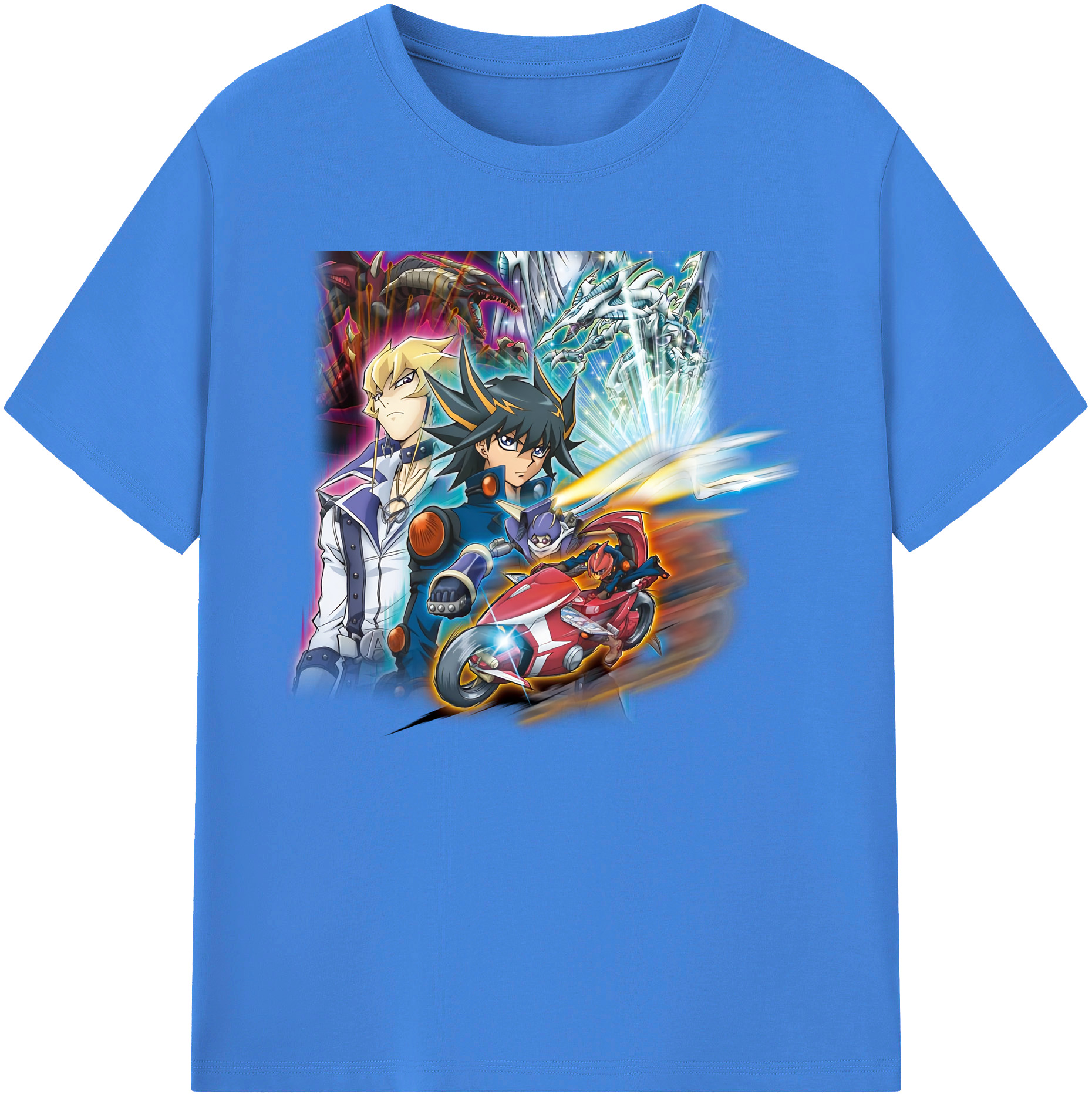 （画像用） 遊☆戯☆王 Yu-Gi-Oh! 綿100％ メンズ半袖Tシャツ｜肌触りやわらか＆通気性