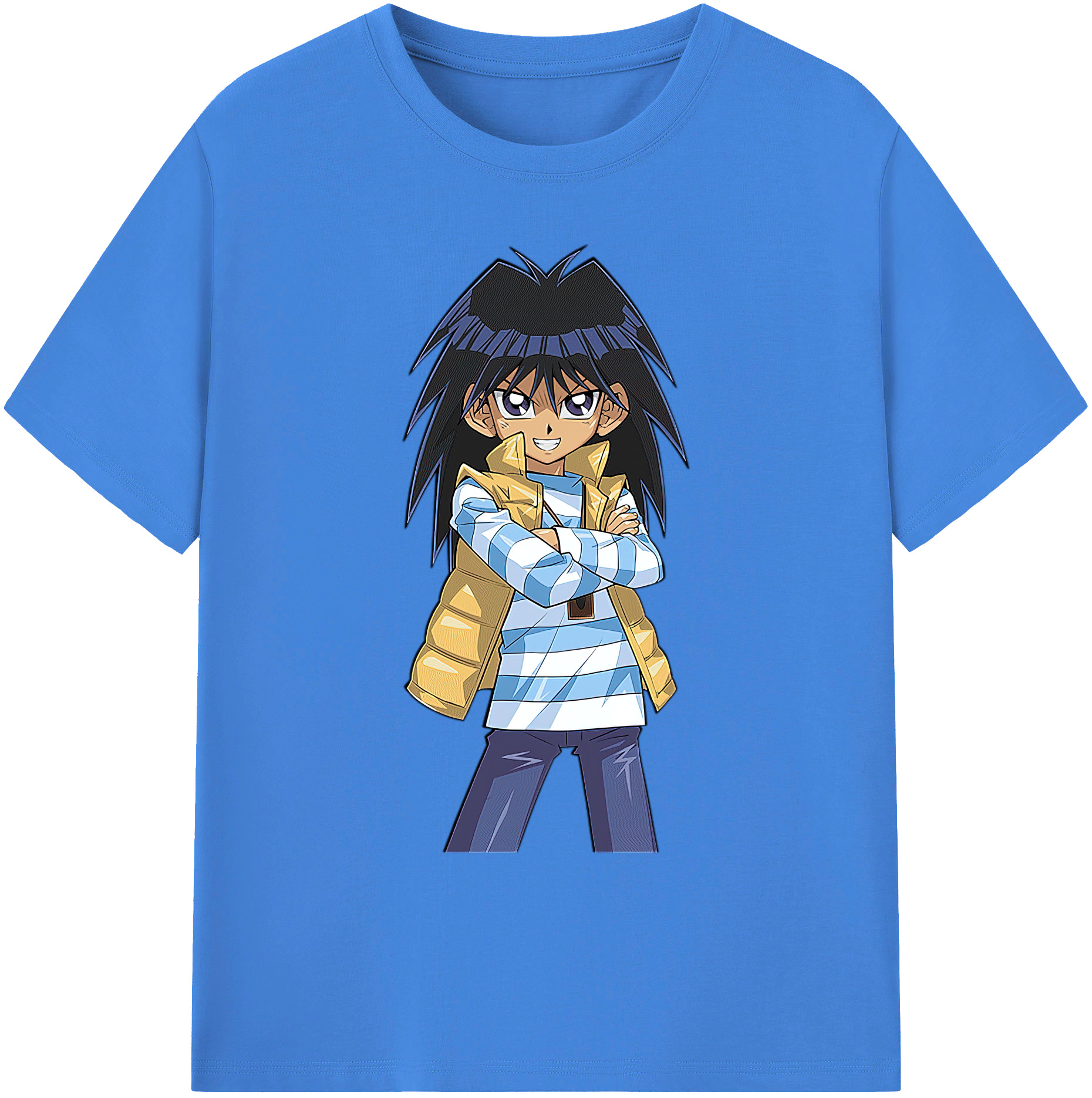 （画像用） 遊☆戯☆王 Yu-Gi-Oh! 綿100％ メンズ半袖Tシャツ｜肌触りやわらか＆通気性