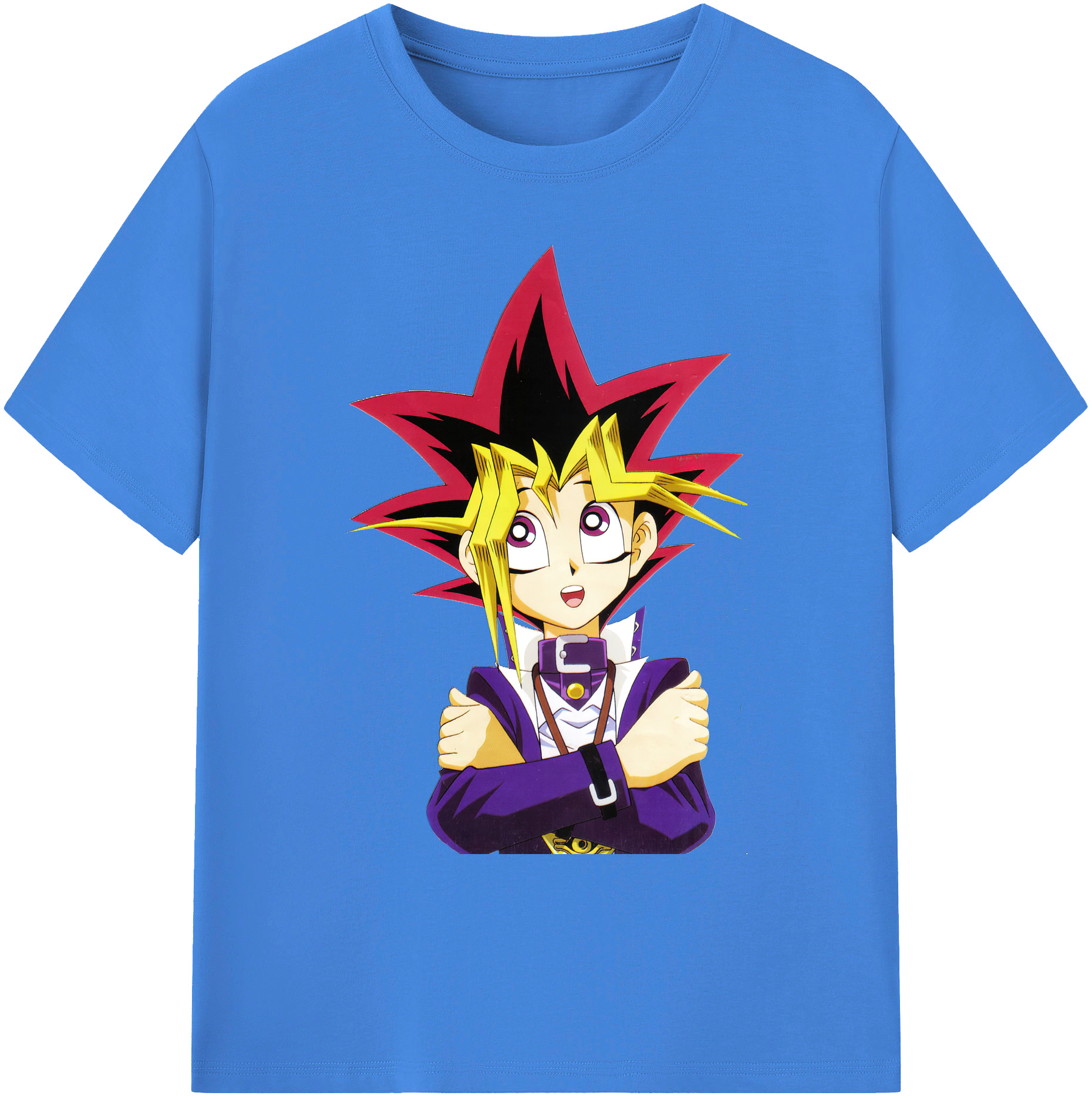 （画像用） 遊☆戯☆王 Yu-Gi-Oh! 綿100％ メンズ半袖Tシャツ｜肌触りやわらか＆通気性
