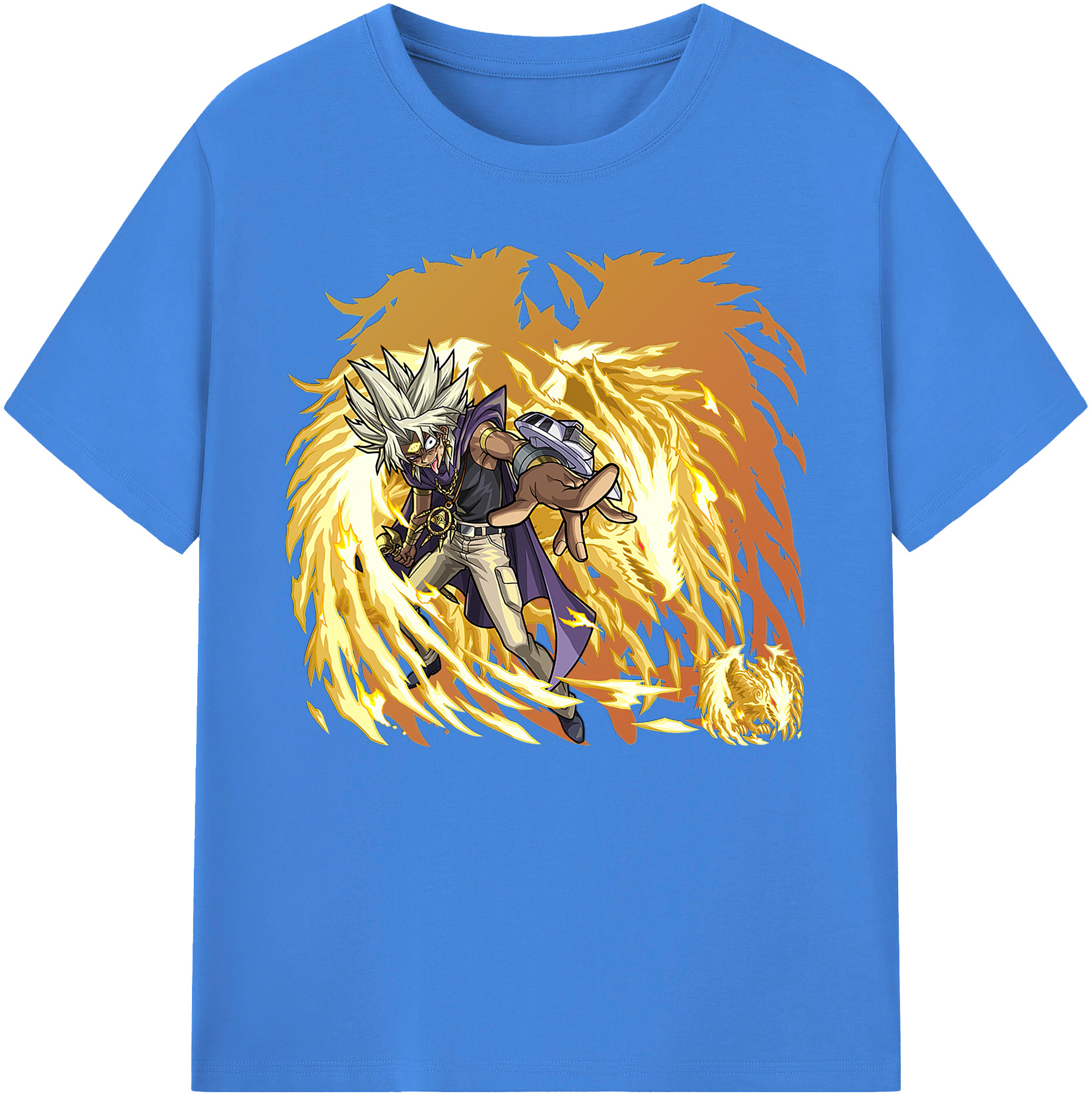 （画像用） 遊☆戯☆王 Yu-Gi-Oh! 綿100％ メンズ半袖Tシャツ｜肌触りやわらか＆通気性