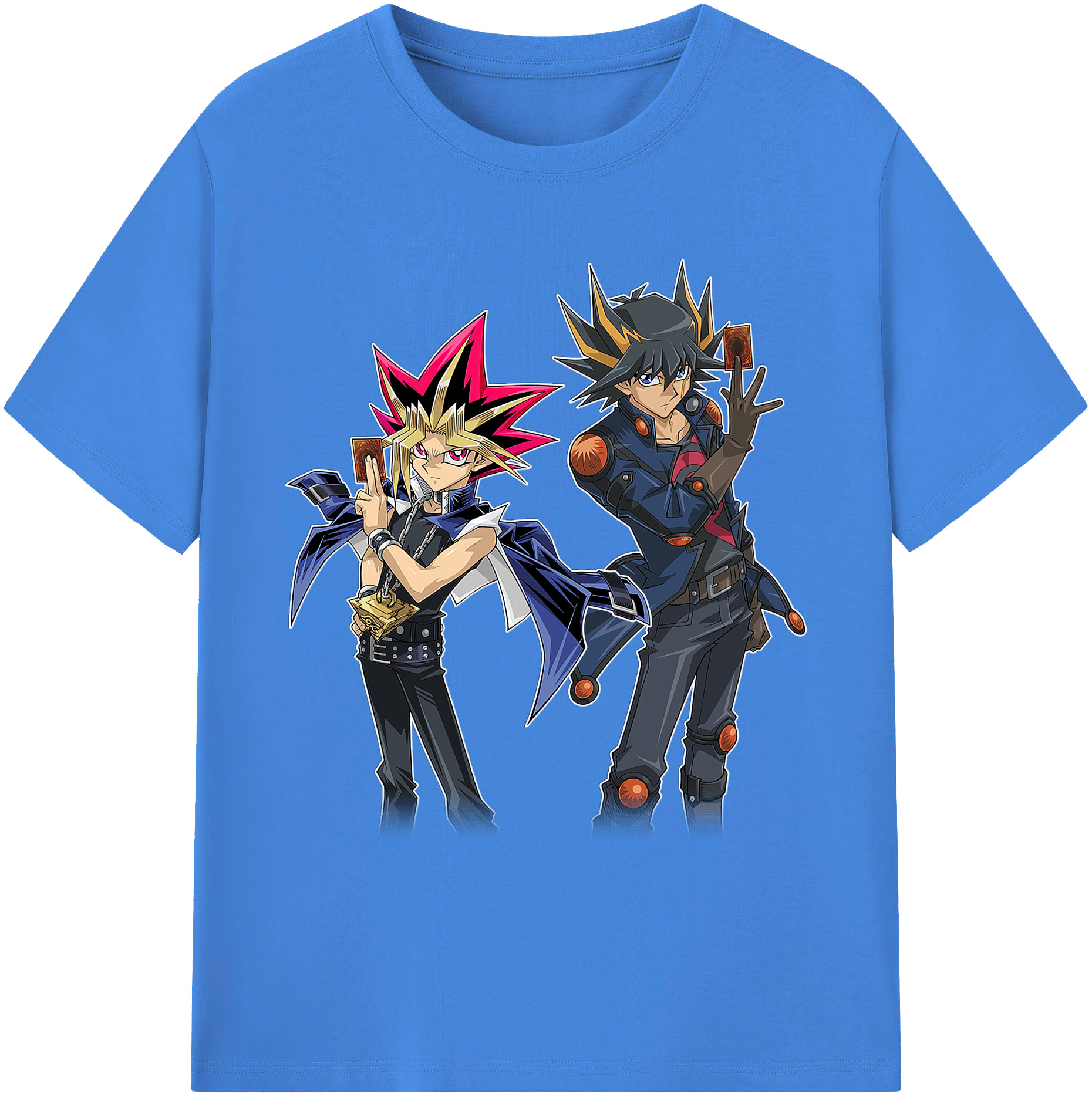 （画像用） 遊☆戯☆王 Yu-Gi-Oh! 綿100％ メンズ半袖Tシャツ｜肌触りやわらか＆通気性