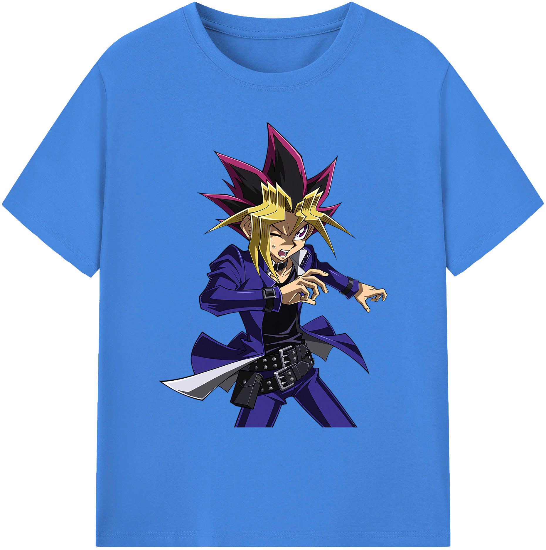 （画像用） 遊☆戯☆王 Yu-Gi-Oh! 綿100％ メンズ半袖Tシャツ｜肌触りやわらか＆通気性