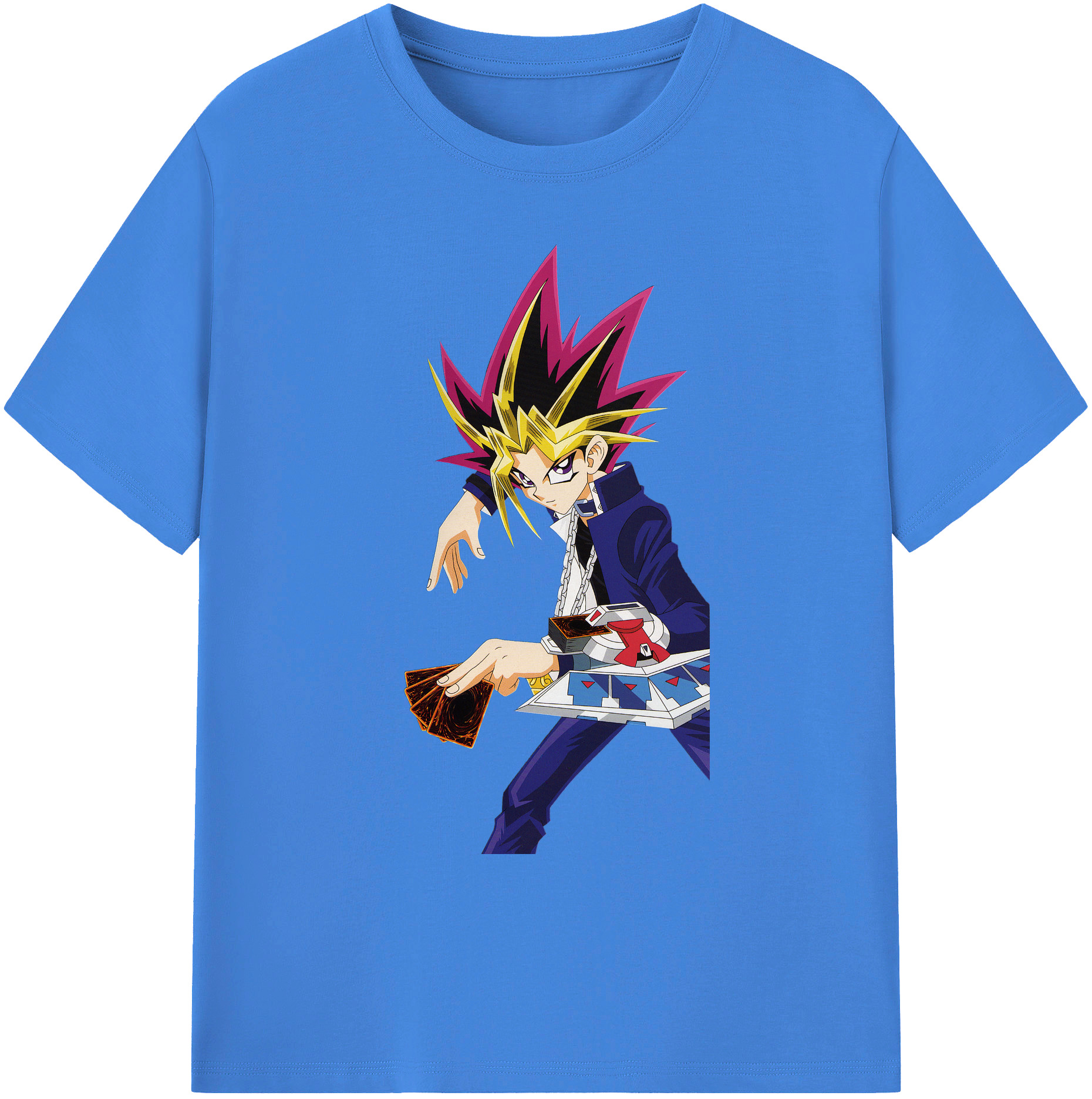 （画像用） 遊☆戯☆王 Yu-Gi-Oh! 綿100％ メンズ半袖Tシャツ｜肌触りやわらか＆通気性