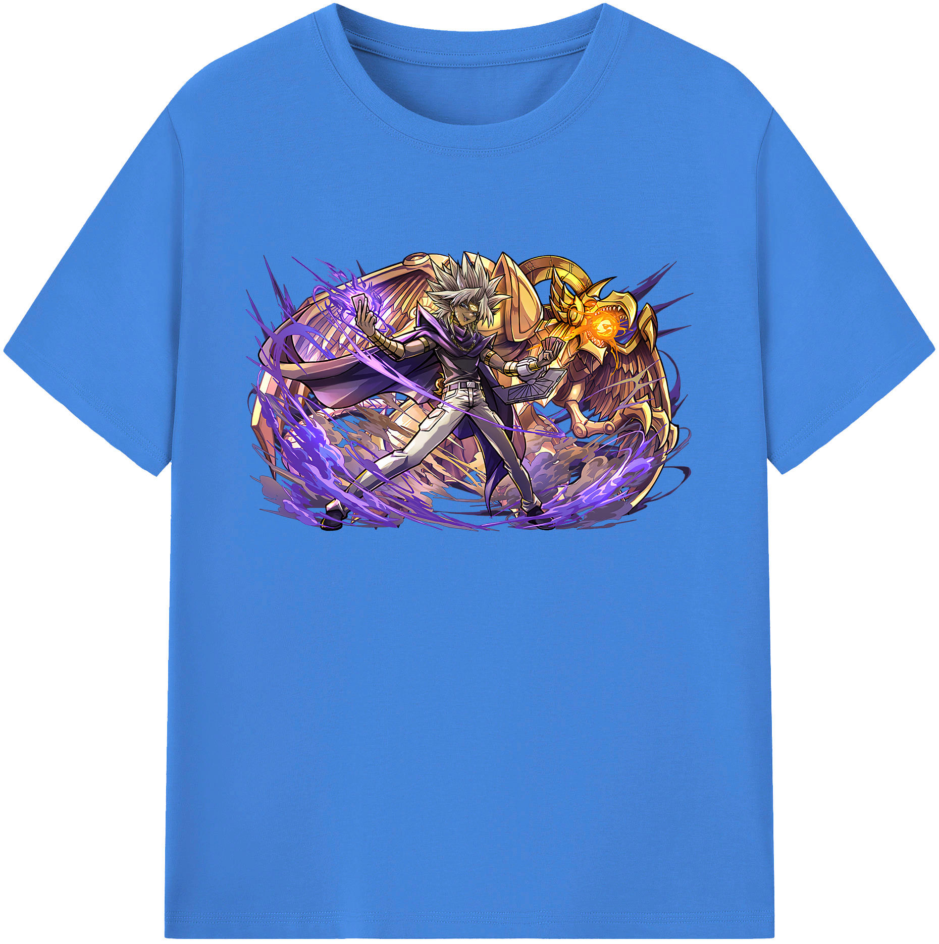 遊☆戯☆王 Yu-Gi-Oh! 綿100％ メンズ半袖Tシャツ｜肌触りやわらか＆通気性