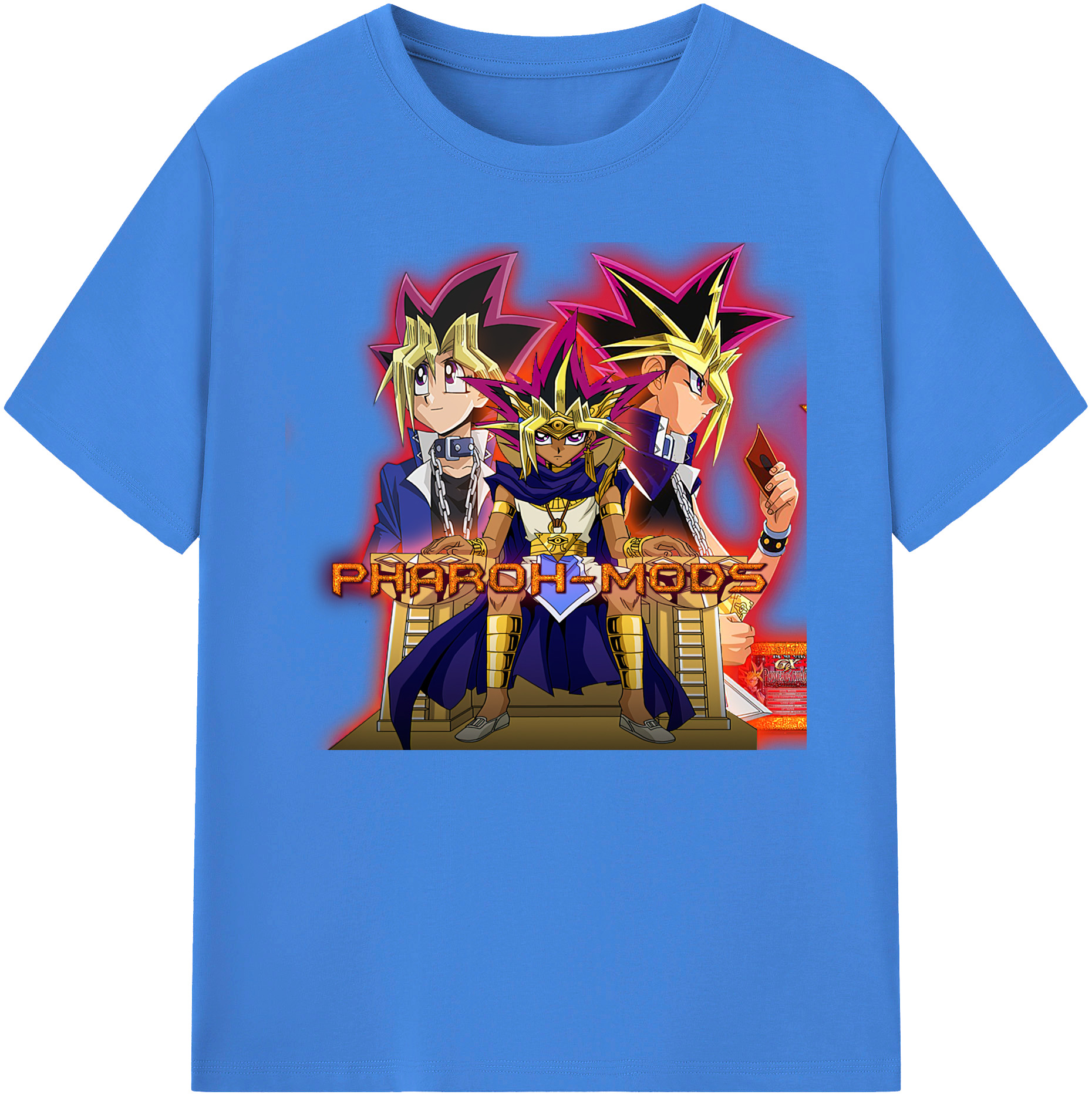 遊☆戯☆王 Yu-Gi-Oh! 綿100％ メンズ半袖Tシャツ｜肌触りやわらか＆通気性