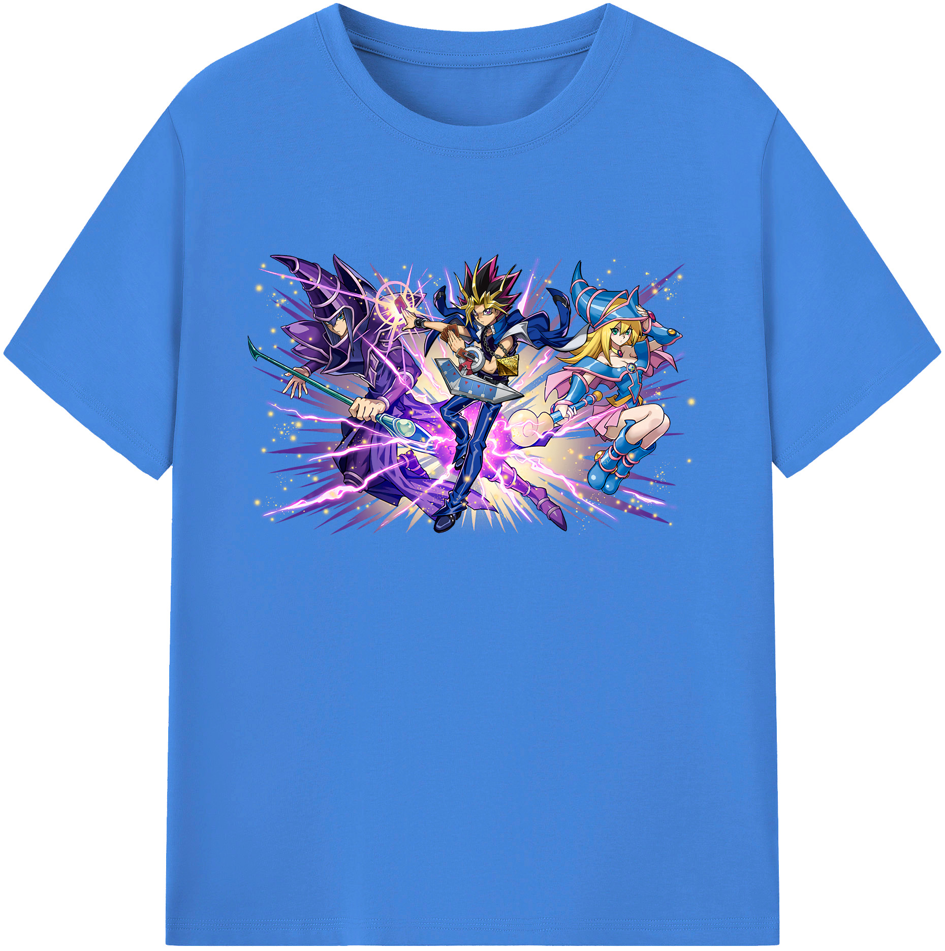 遊☆戯☆王 Yu-Gi-Oh! 綿100％ メンズ半袖Tシャツ｜肌触りやわらか＆通気性
