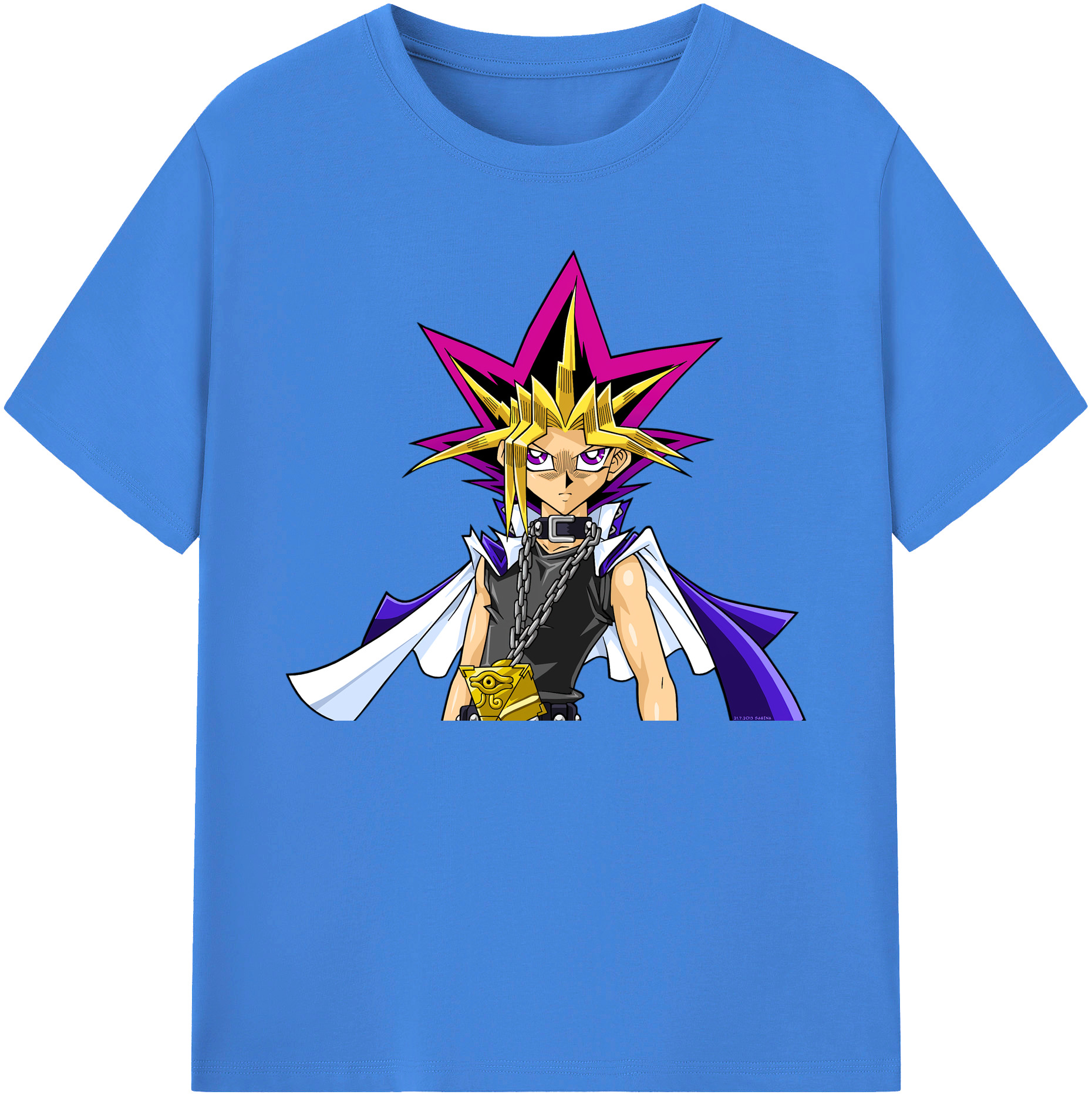 （画像用） 遊☆戯☆王 Yu-Gi-Oh! 綿100％ メンズ半袖Tシャツ｜肌触りやわらか＆通気性