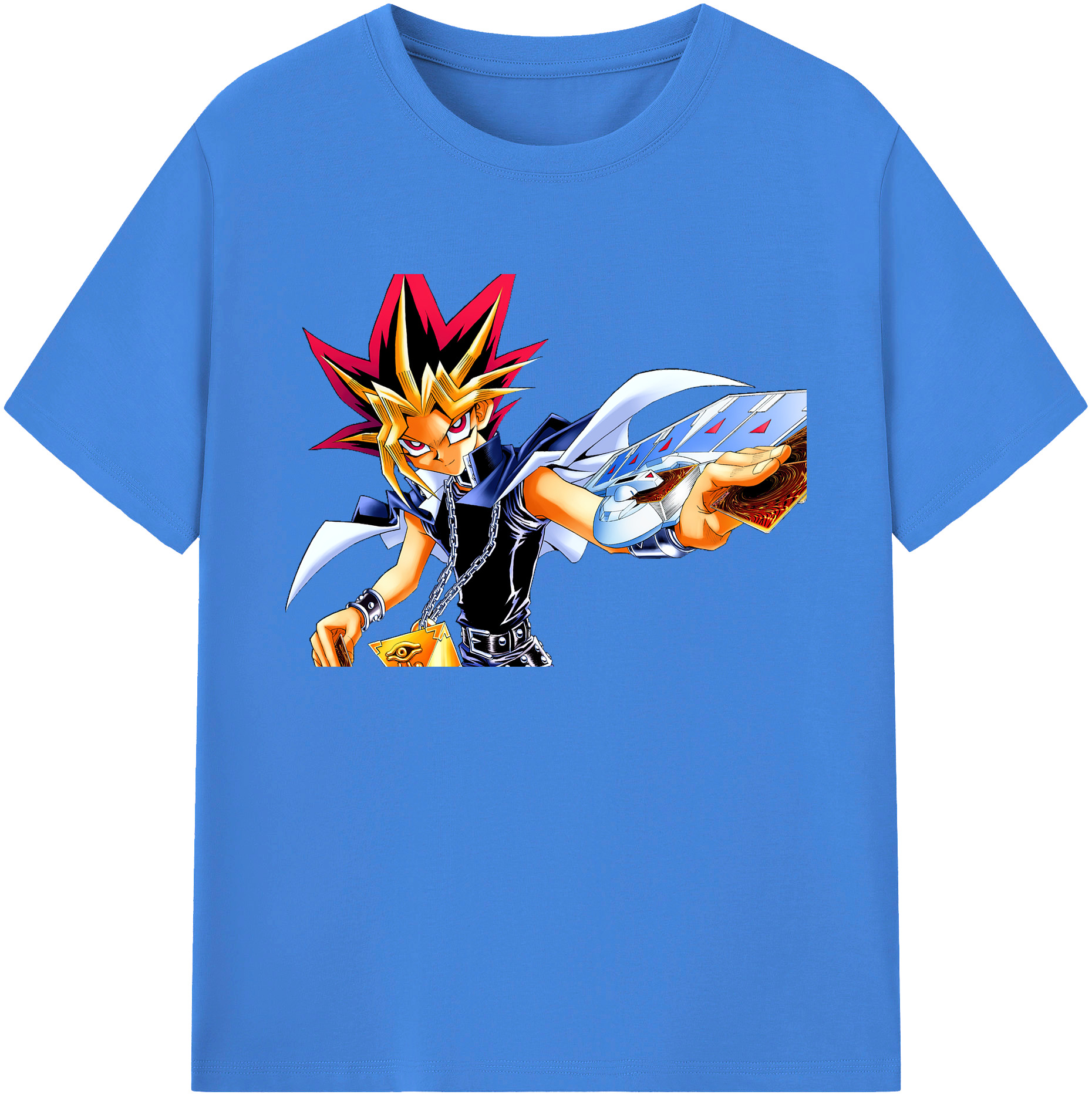 （画像用） 遊☆戯☆王 Yu-Gi-Oh! 綿100％ メンズ半袖Tシャツ｜肌触りやわらか＆通気性