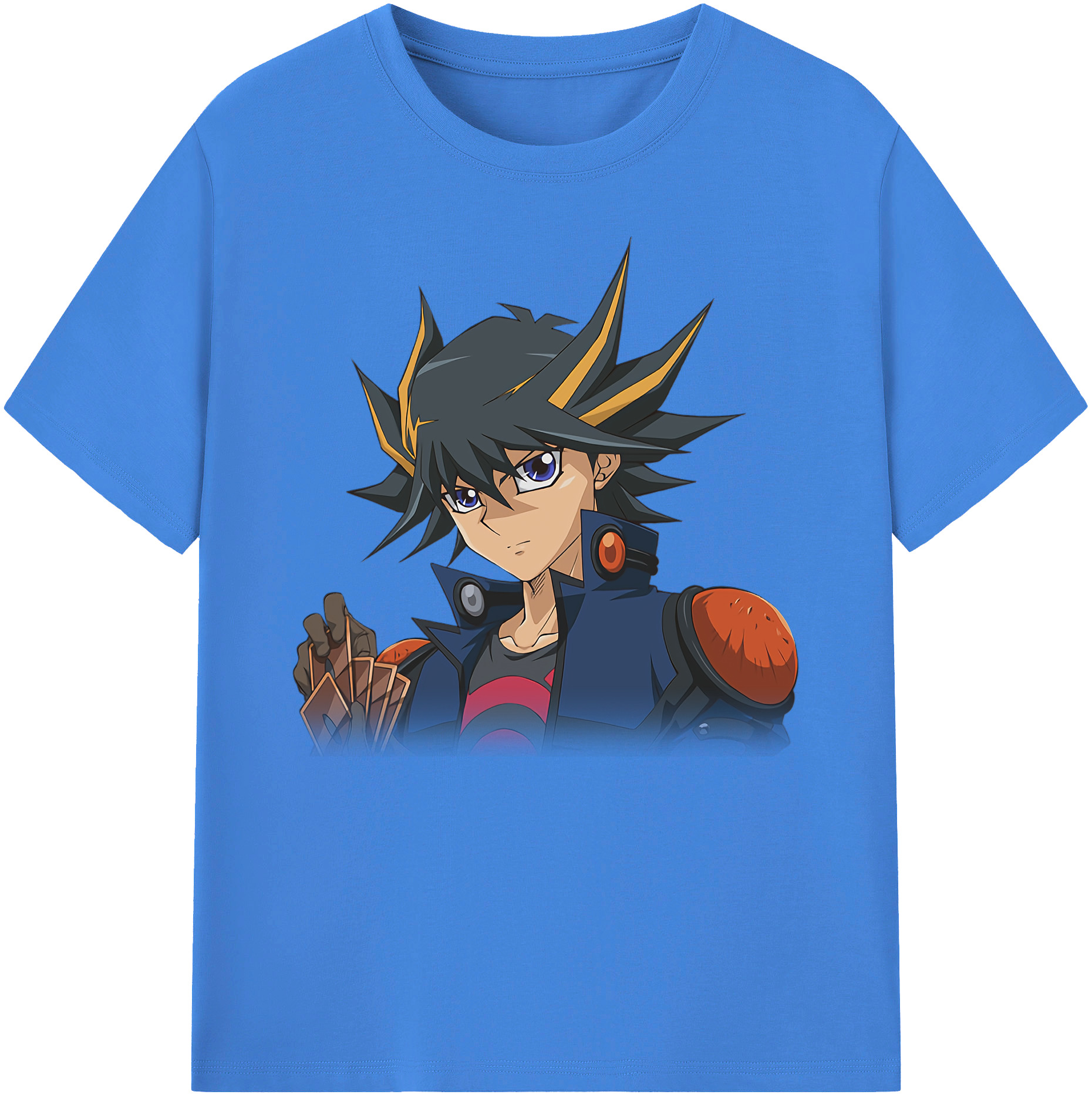 （画像用） 遊☆戯☆王 Yu-Gi-Oh! 綿100％ メンズ半袖Tシャツ｜肌触りやわらか＆通気性