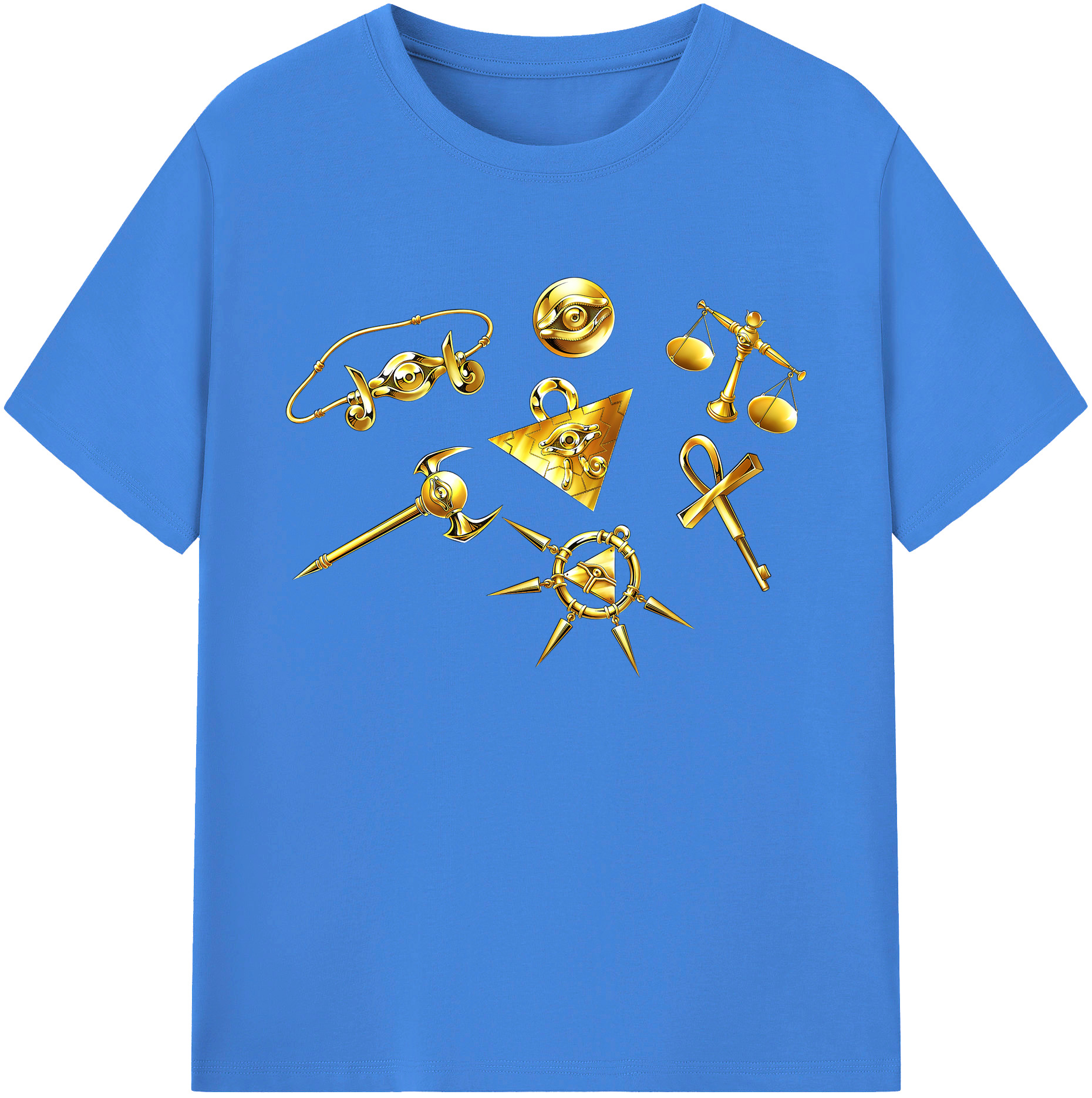 （画像用） 遊☆戯☆王 Yu-Gi-Oh! 綿100％ メンズ半袖Tシャツ｜肌触りやわらか＆通気性
