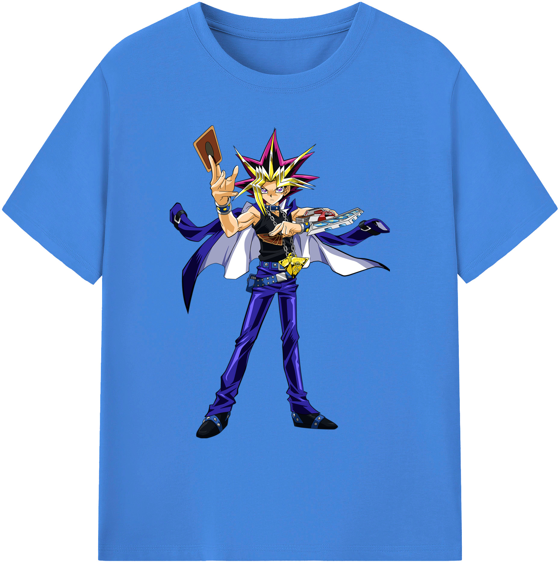 （画像用） 遊☆戯☆王 Yu-Gi-Oh! 綿100％ メンズ半袖Tシャツ｜肌触りやわらか＆通気性