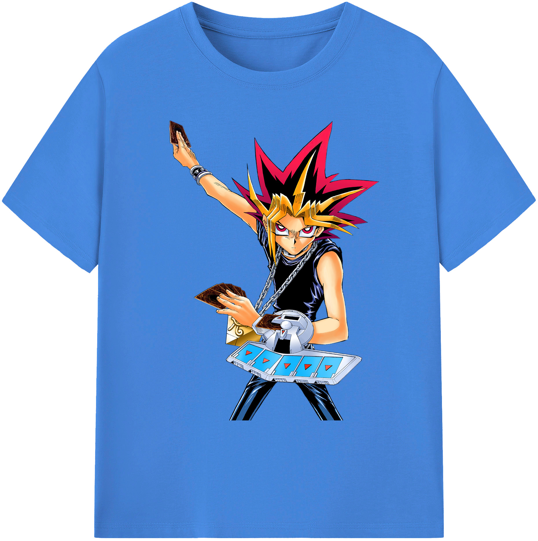 （画像用） 遊☆戯☆王 Yu-Gi-Oh! 綿100％ メンズ半袖Tシャツ｜肌触りやわらか＆通気性