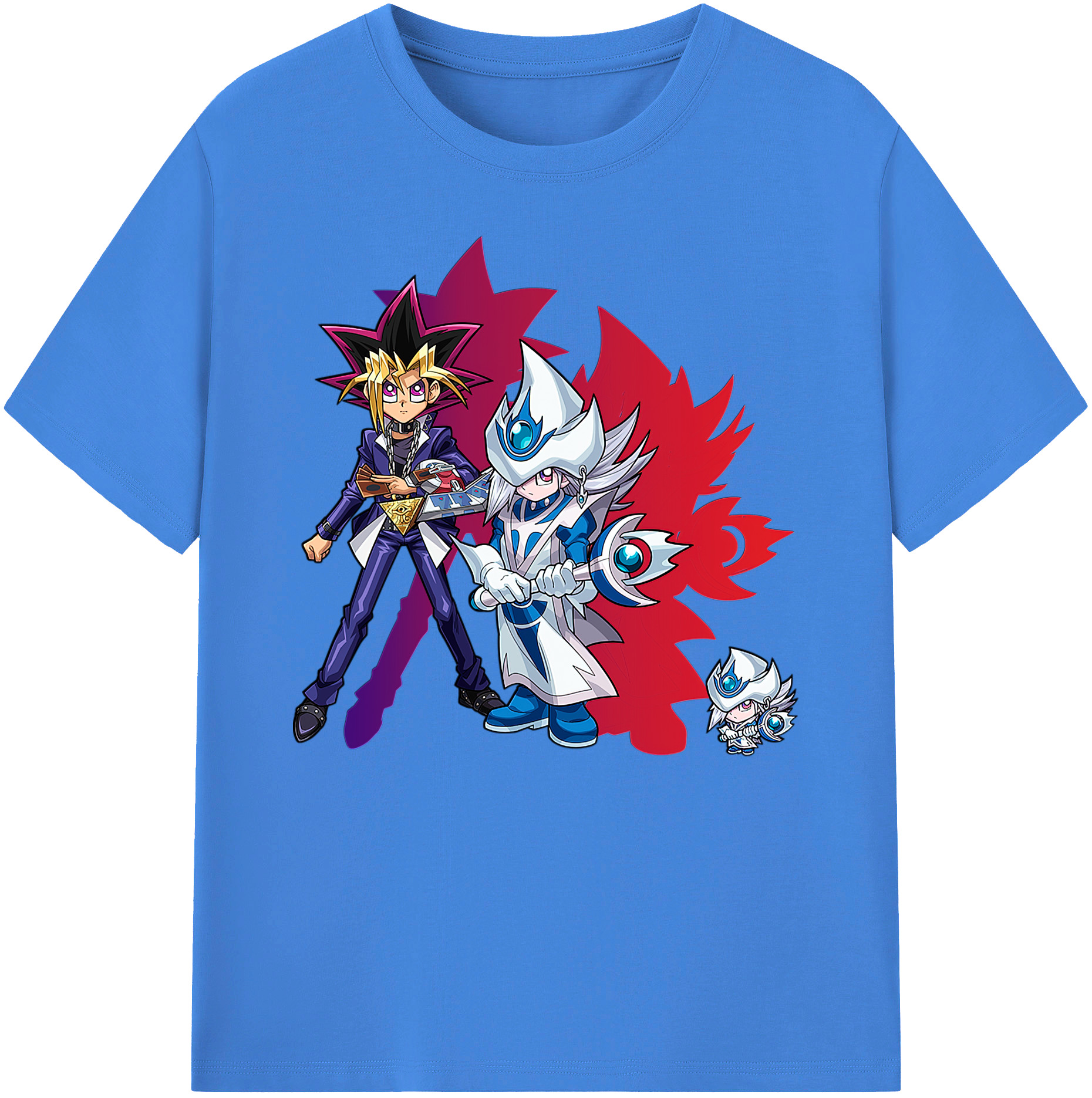 （画像用） 遊☆戯☆王 Yu-Gi-Oh! 綿100％ メンズ半袖Tシャツ｜肌触りやわらか＆通気性
