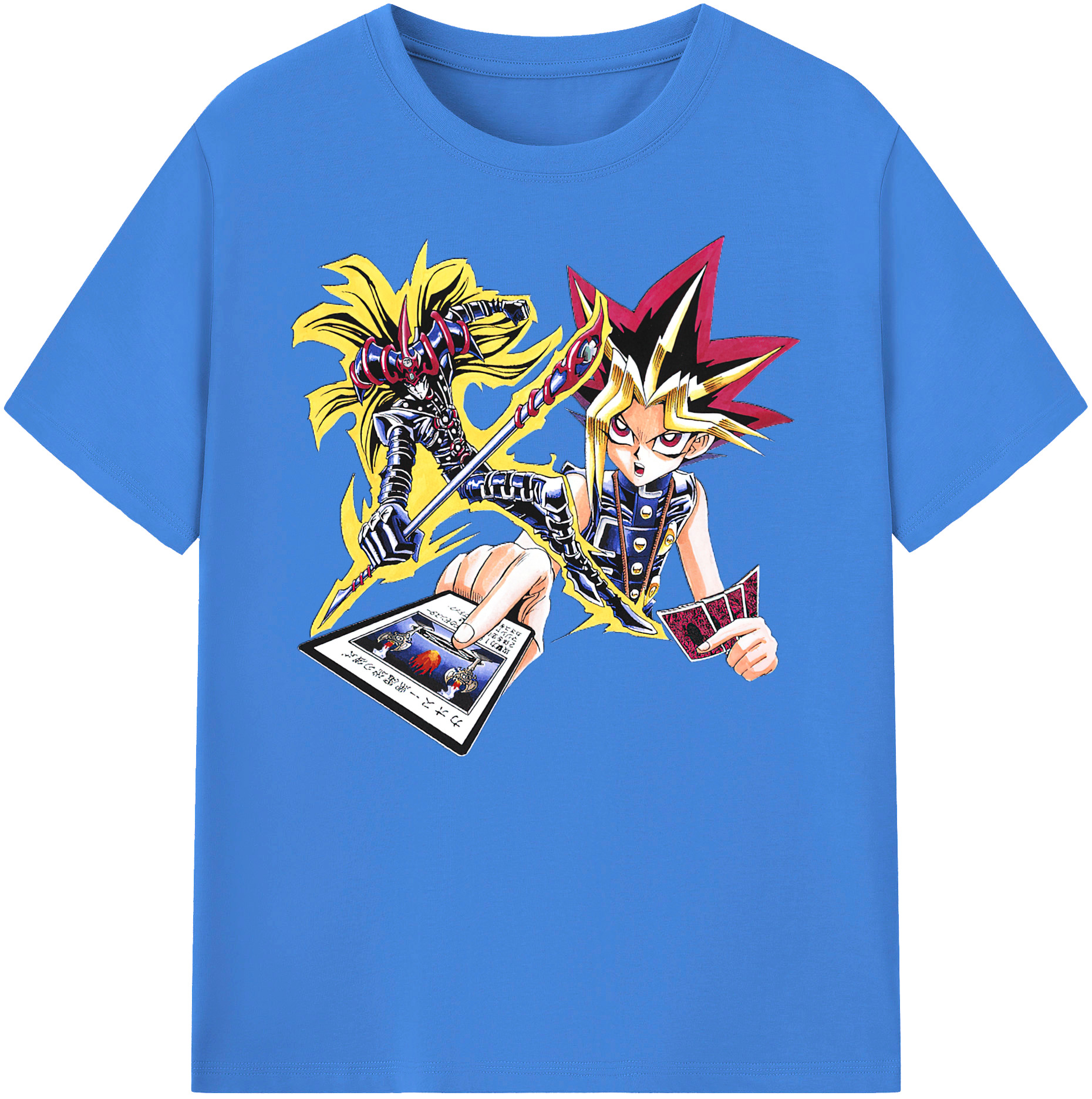 （画像用） 遊☆戯☆王 Yu-Gi-Oh! 綿100％ メンズ半袖Tシャツ｜肌触りやわらか＆通気性
