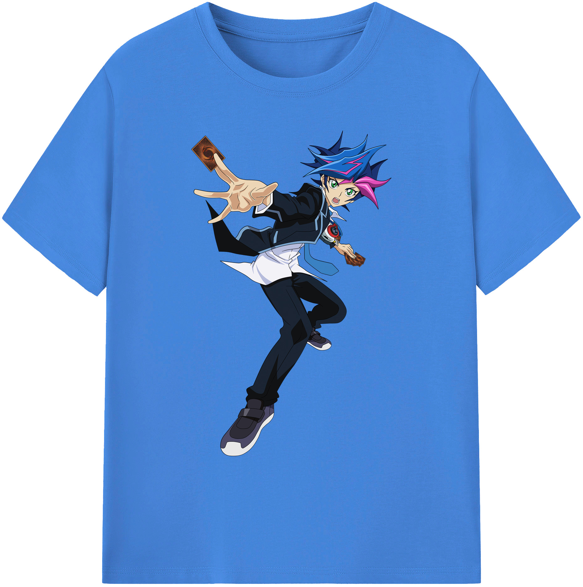 （画像用） 遊☆戯☆王 Yu-Gi-Oh! 綿100％ メンズ半袖Tシャツ｜肌触りやわらか＆通気性