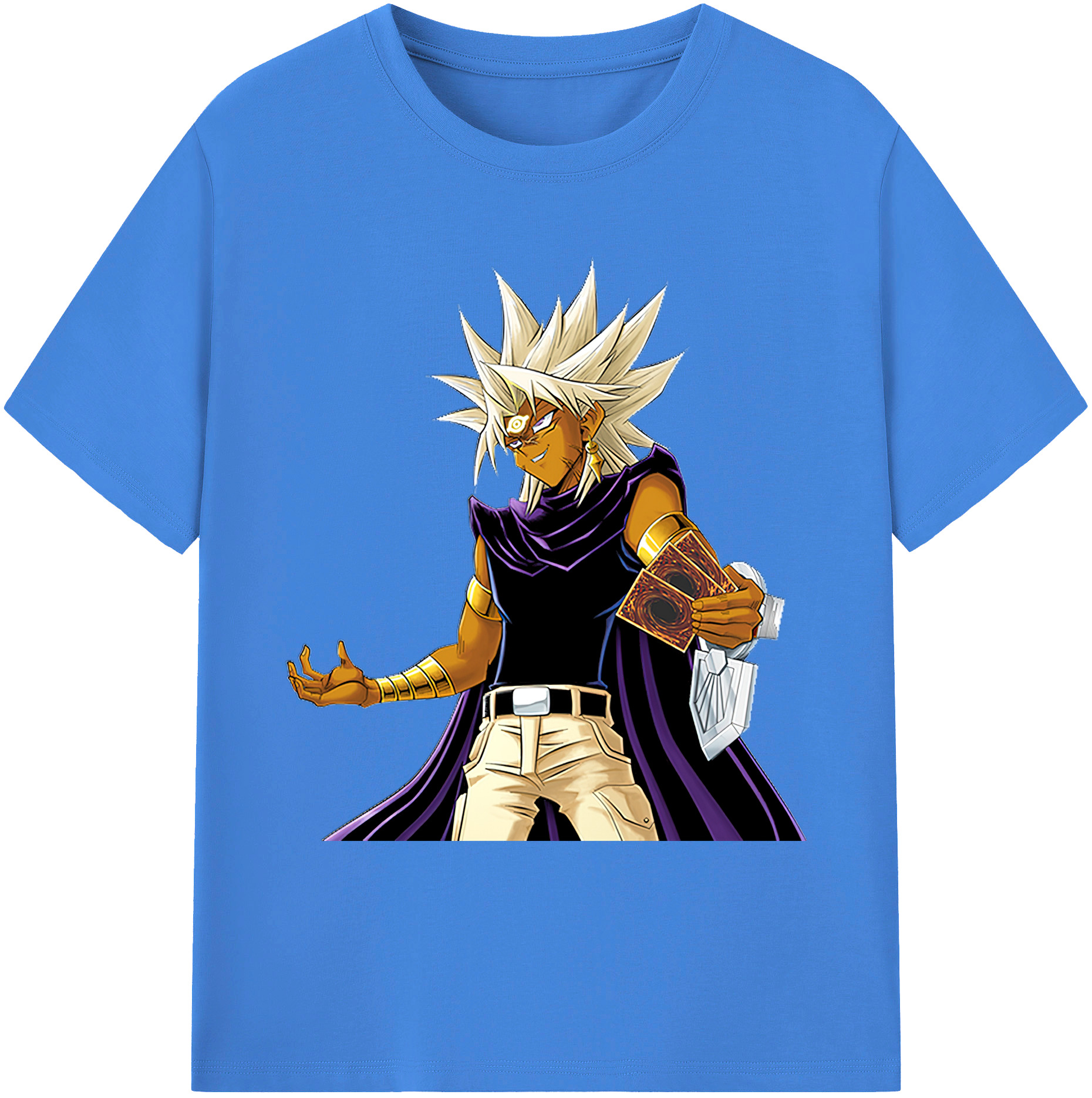 （画像用） 遊☆戯☆王 Yu-Gi-Oh! 綿100％ メンズ半袖Tシャツ｜肌触りやわらか＆通気性