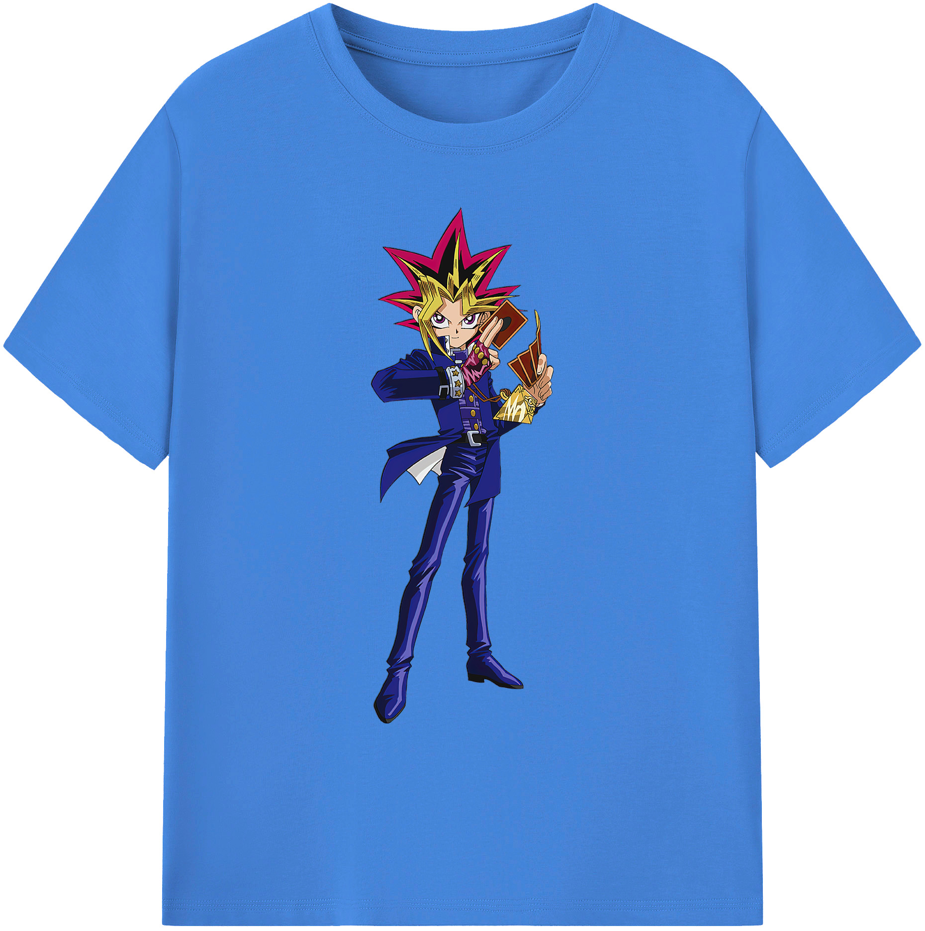 （画像用） 遊☆戯☆王 Yu-Gi-Oh! 綿100％ メンズ半袖Tシャツ｜肌触りやわらか＆通気性