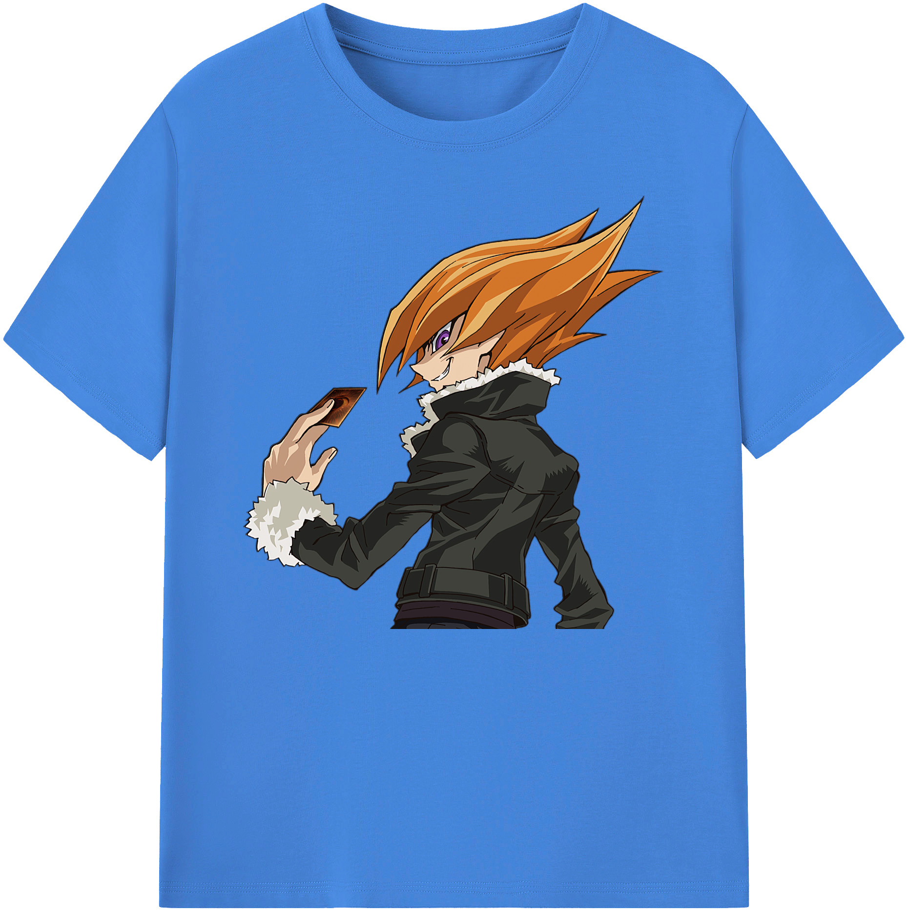 （画像用） 遊☆戯☆王 Yu-Gi-Oh! 綿100％ メンズ半袖Tシャツ｜肌触りやわらか＆通気性