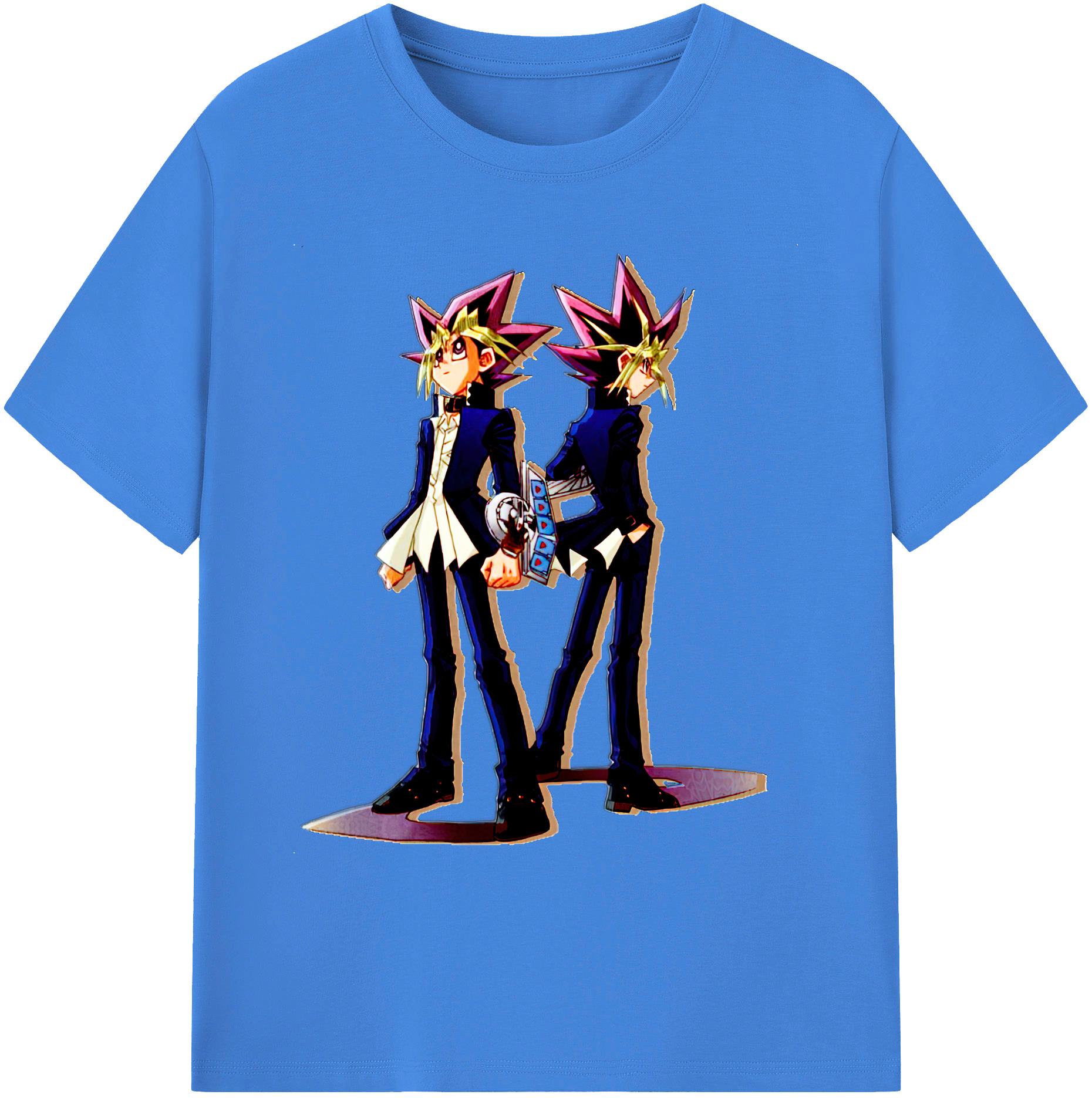 （画像用） 遊☆戯☆王 Yu-Gi-Oh! 綿100％ メンズ半袖Tシャツ｜肌触りやわらか＆通気性