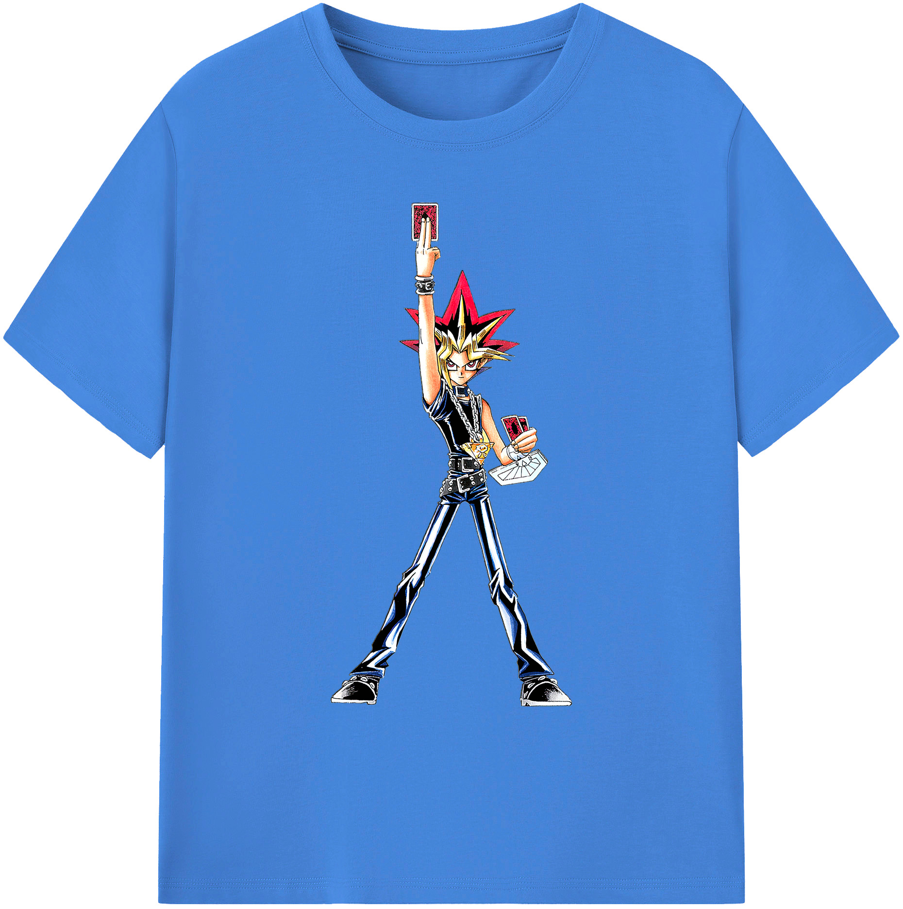 （画像用） 遊☆戯☆王 Yu-Gi-Oh! 綿100％ メンズ半袖Tシャツ｜肌触りやわらか＆通気性