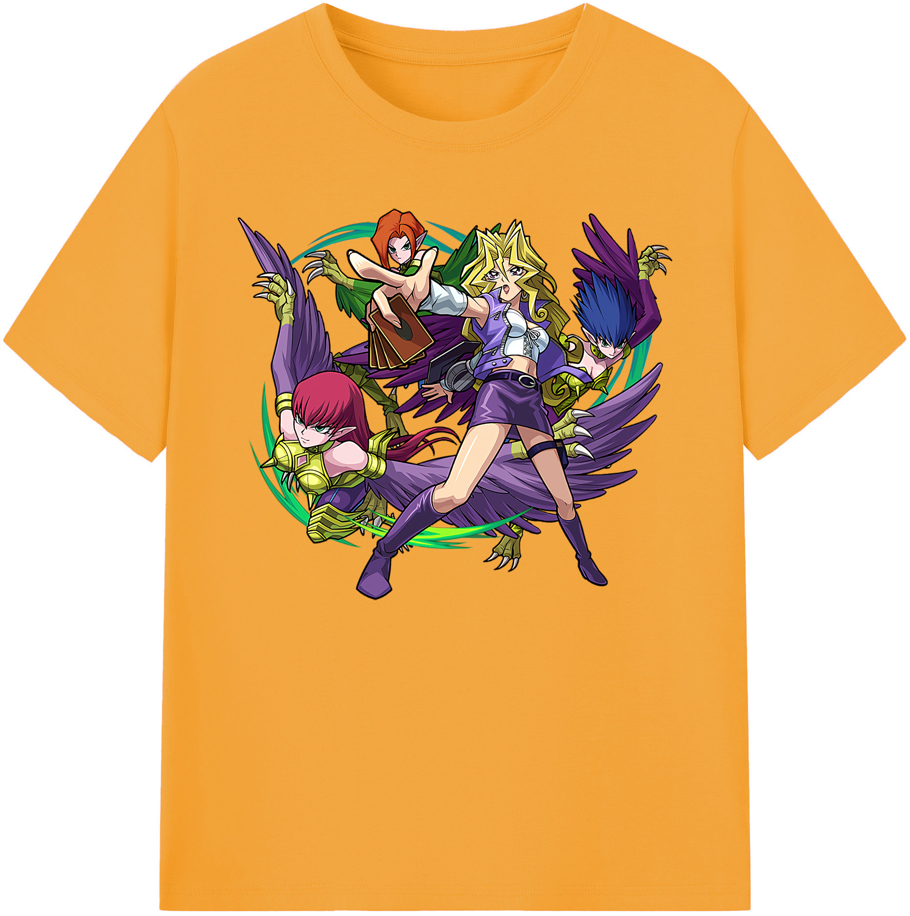 （画像用） 遊☆戯☆王 Yu-Gi-Oh! 綿100％ メンズ半袖Tシャツ｜肌触りやわらか＆通気性