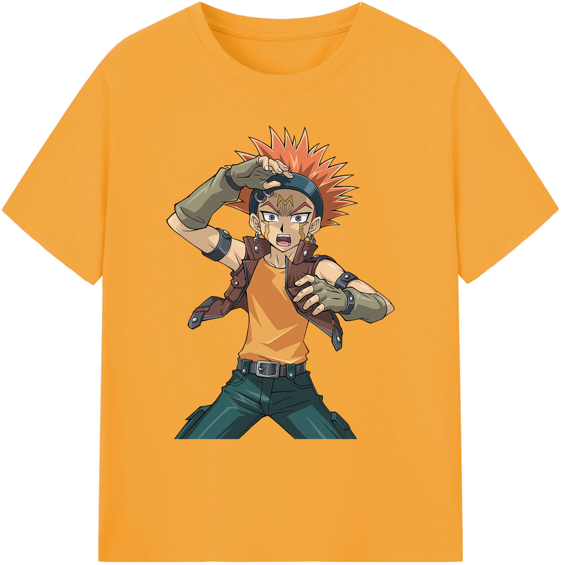 （画像用） 遊☆戯☆王 Yu-Gi-Oh! 綿100％ メンズ半袖Tシャツ｜肌触りやわらか＆通気性