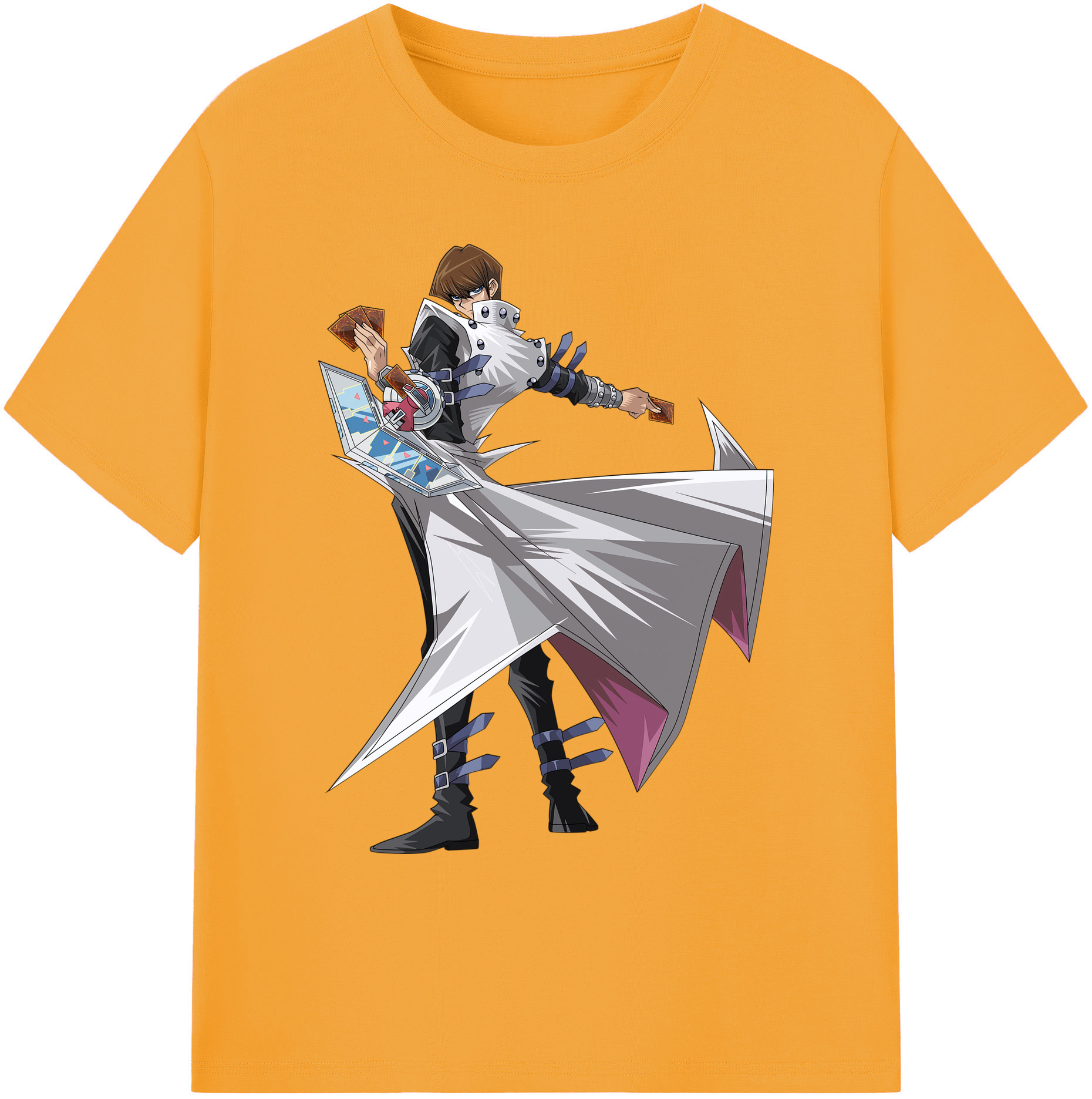 （画像用） 遊☆戯☆王 Yu-Gi-Oh! 綿100％ メンズ半袖Tシャツ｜肌触りやわらか＆通気性