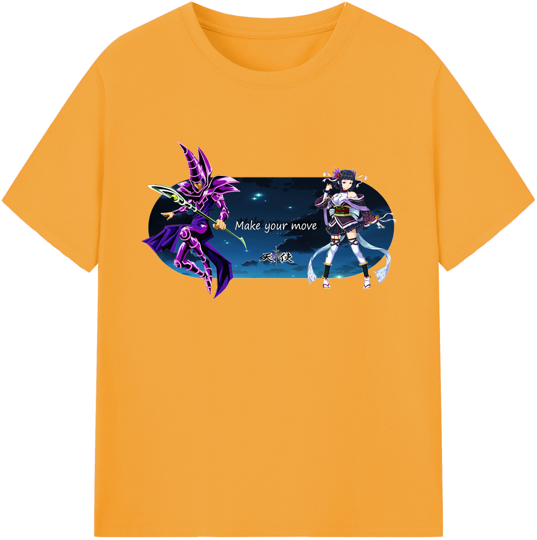 （画像用） 遊☆戯☆王 Yu-Gi-Oh! 綿100％ メンズ半袖Tシャツ｜肌触りやわらか＆通気性