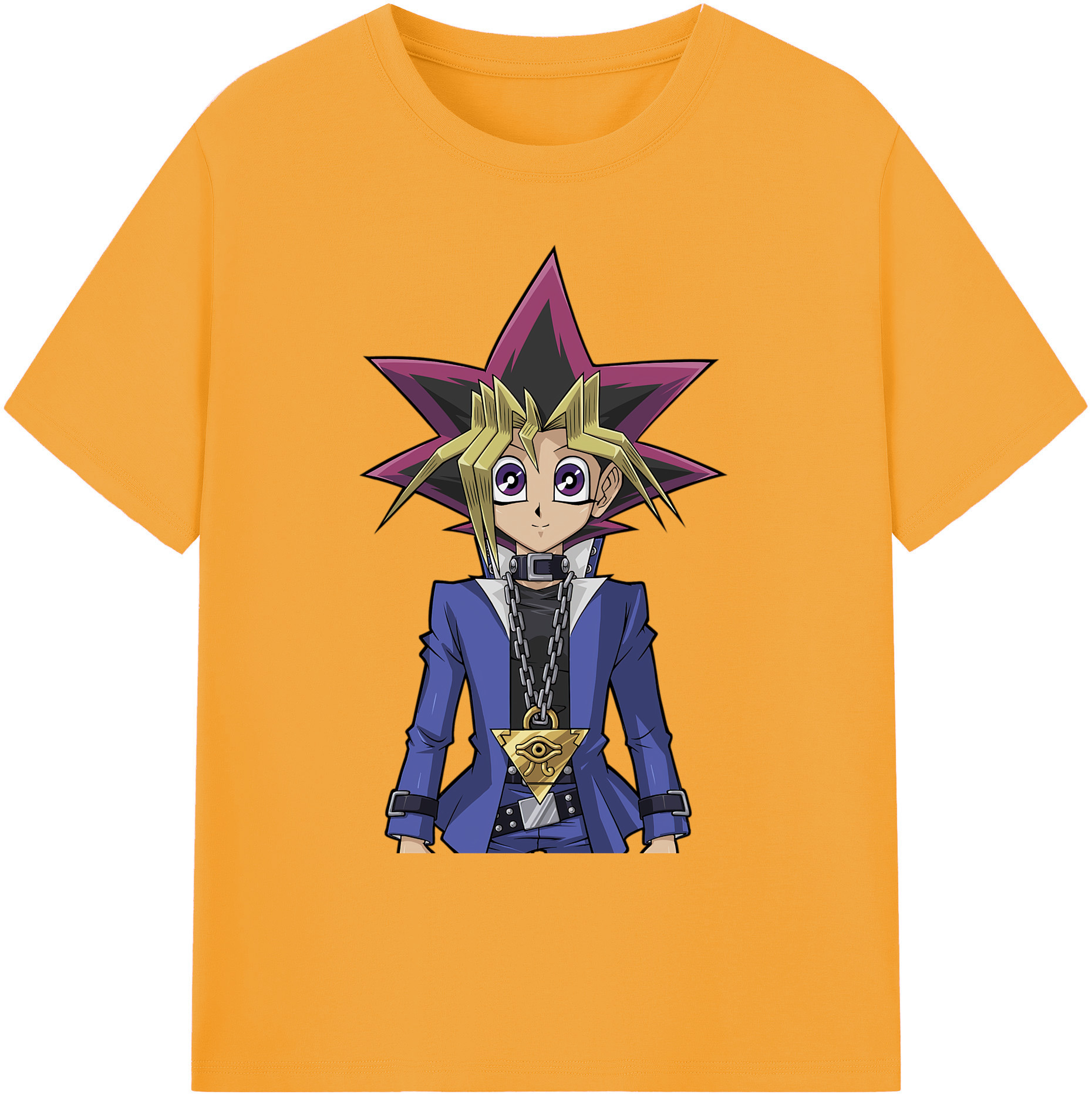 （画像用） 遊☆戯☆王 Yu-Gi-Oh! 綿100％ メンズ半袖Tシャツ｜肌触りやわらか＆通気性