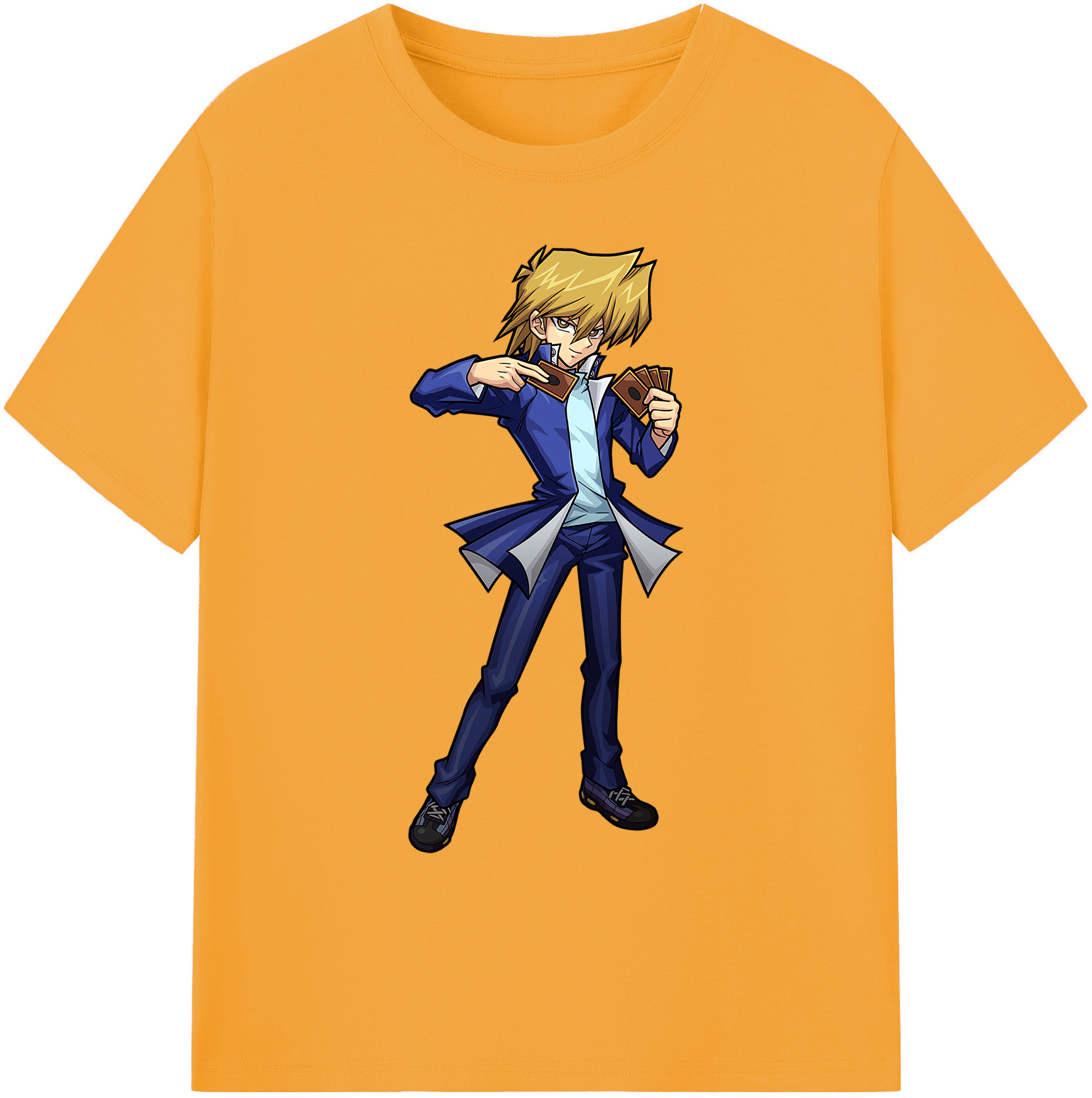 （画像用） 遊☆戯☆王 Yu-Gi-Oh! 綿100％ メンズ半袖Tシャツ｜肌触りやわらか＆通気性