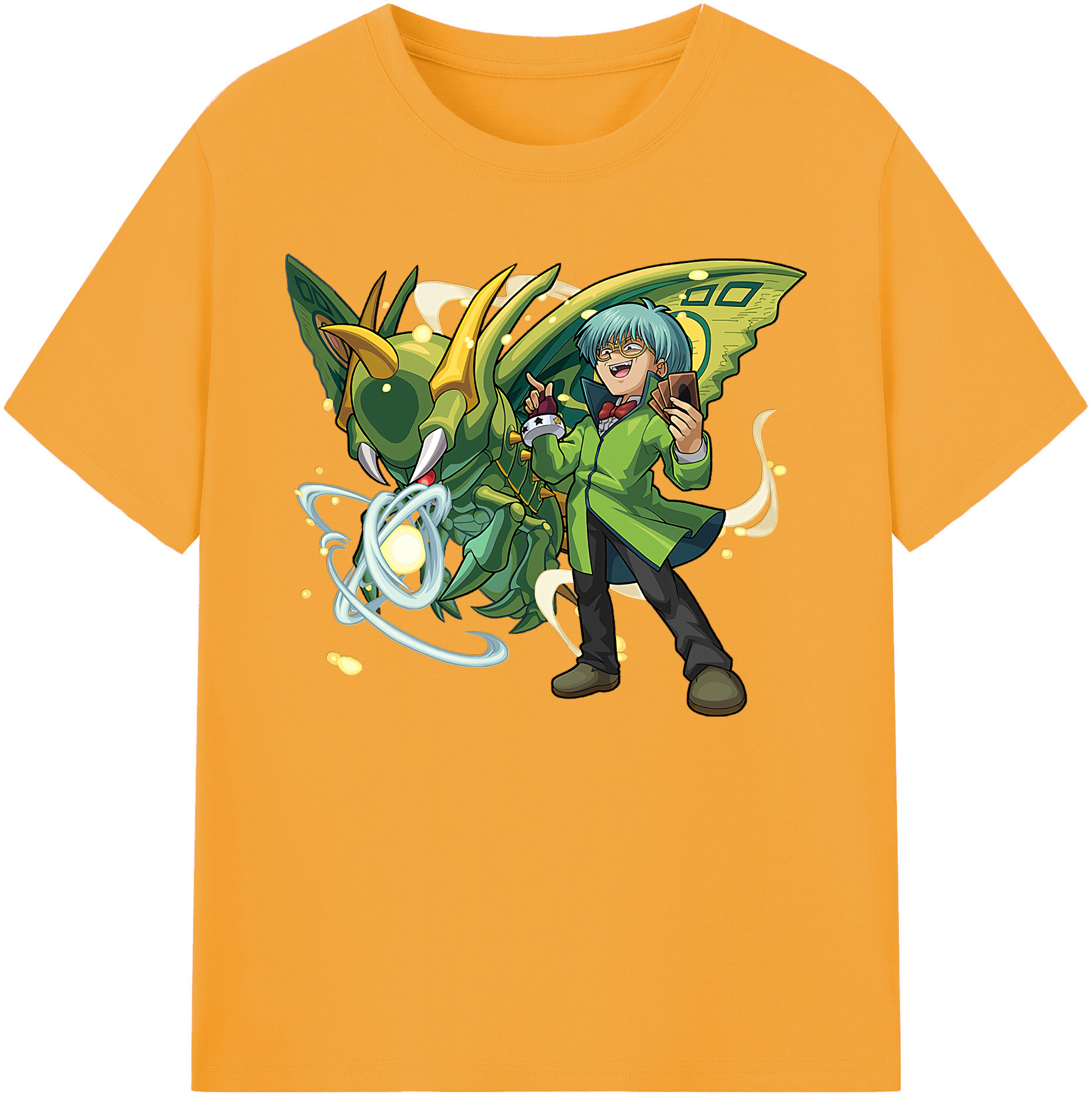 （画像用） 遊☆戯☆王 Yu-Gi-Oh! 綿100％ メンズ半袖Tシャツ｜肌触りやわらか＆通気性