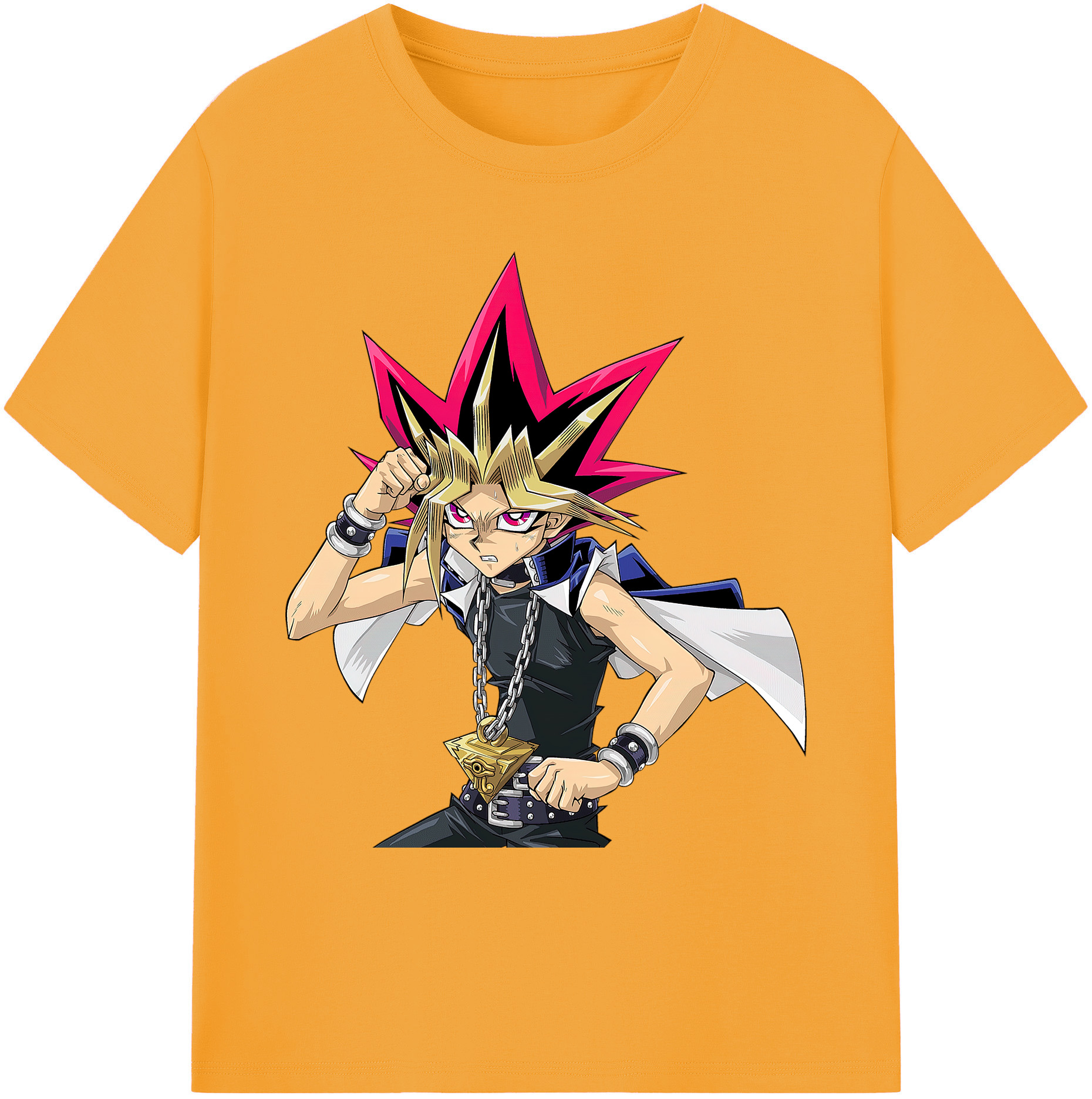 （画像用） 遊☆戯☆王 Yu-Gi-Oh! 綿100％ メンズ半袖Tシャツ｜肌触りやわらか＆通気性