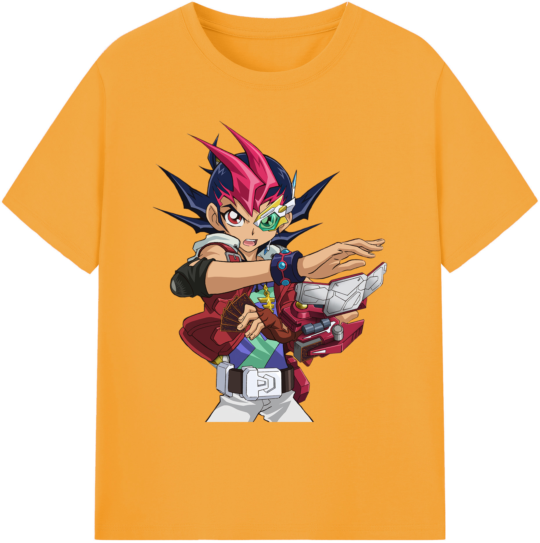 （画像用） 遊☆戯☆王 Yu-Gi-Oh! 綿100％ メンズ半袖Tシャツ｜肌触りやわらか＆通気性