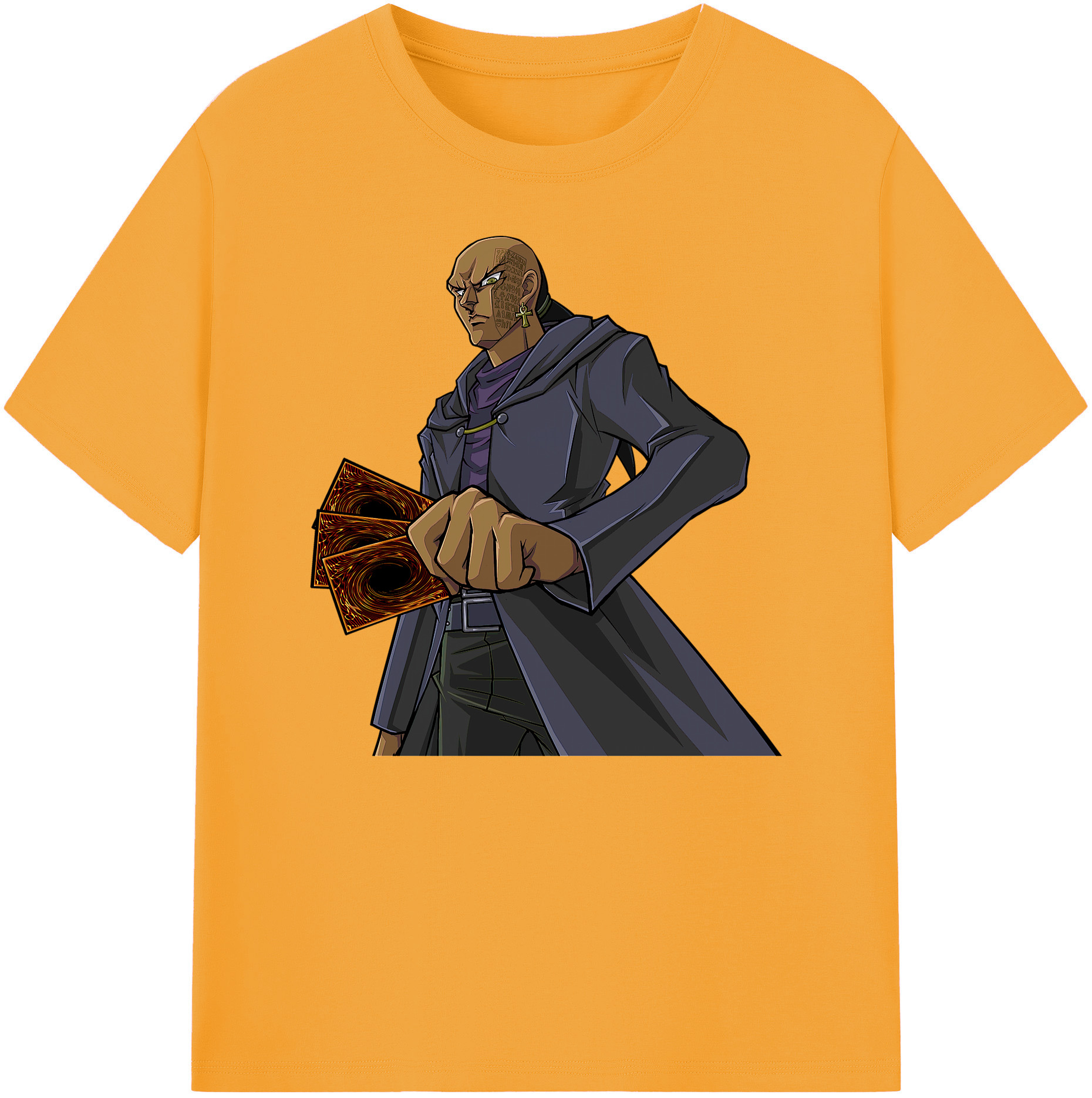 （画像用） 遊☆戯☆王 Yu-Gi-Oh! 綿100％ メンズ半袖Tシャツ｜肌触りやわらか＆通気性