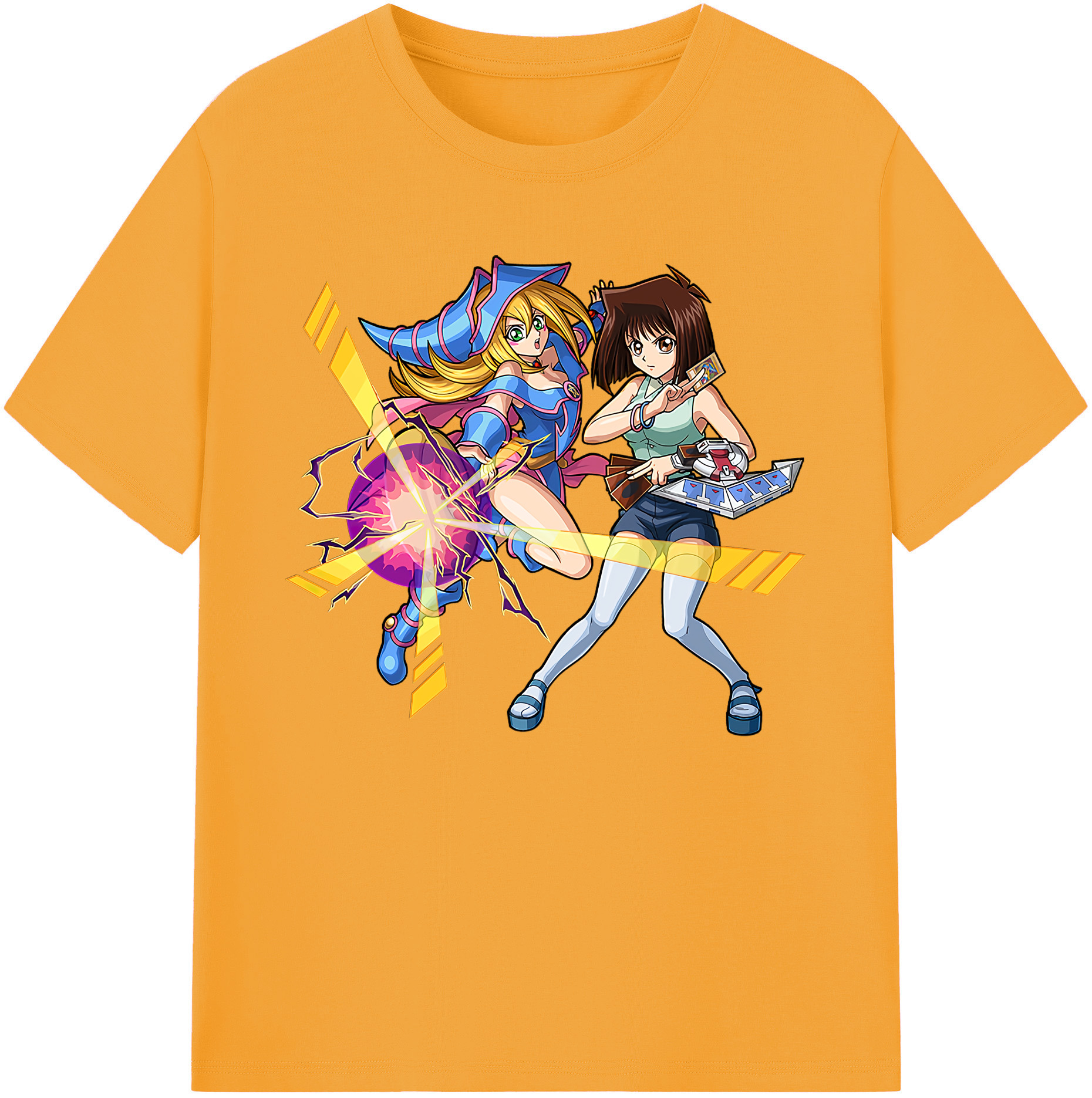 （画像用） 遊☆戯☆王 Yu-Gi-Oh! 綿100％ メンズ半袖Tシャツ｜肌触りやわらか＆通気性