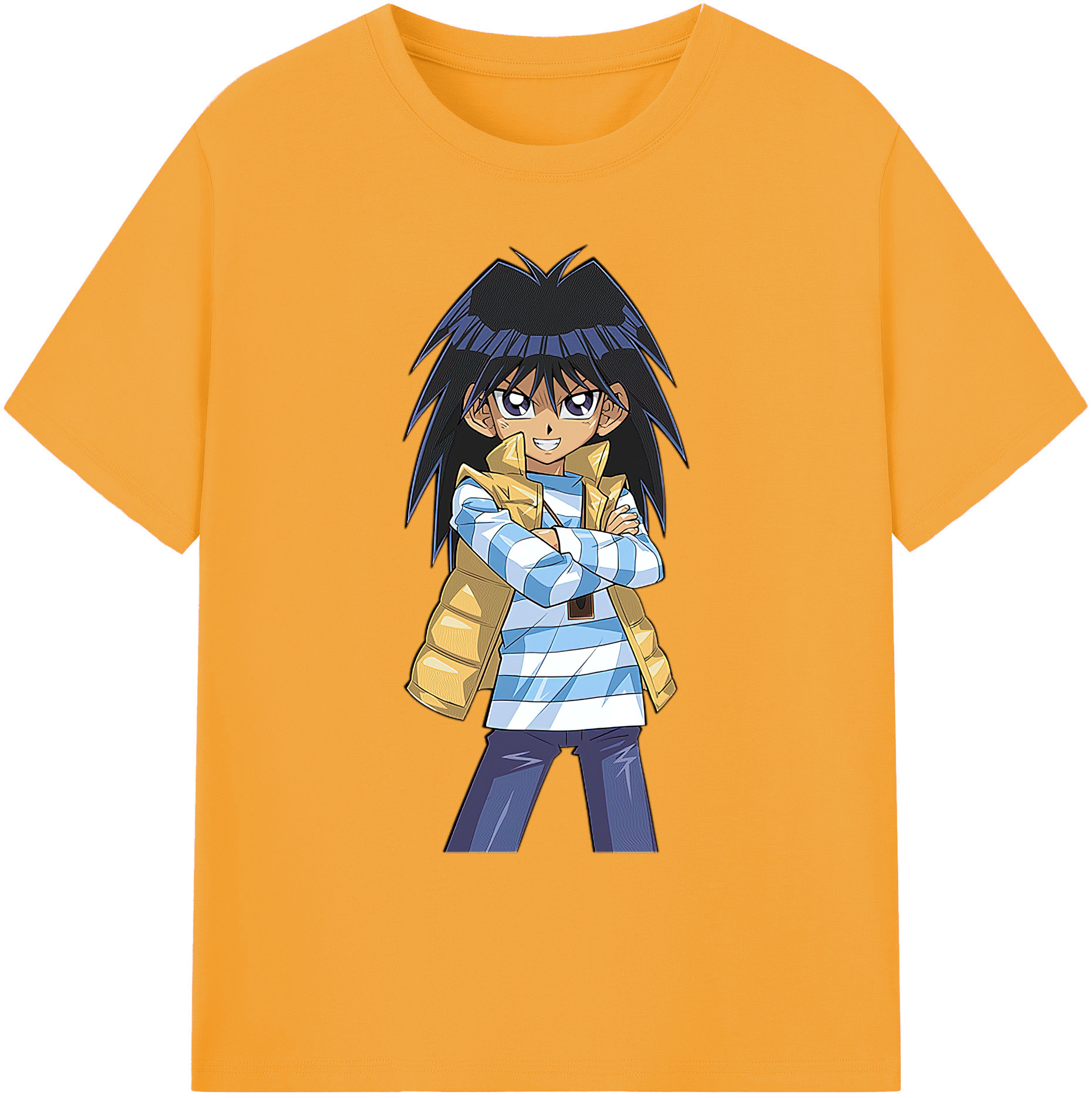 （画像用） 遊☆戯☆王 Yu-Gi-Oh! 綿100％ メンズ半袖Tシャツ｜肌触りやわらか＆通気性