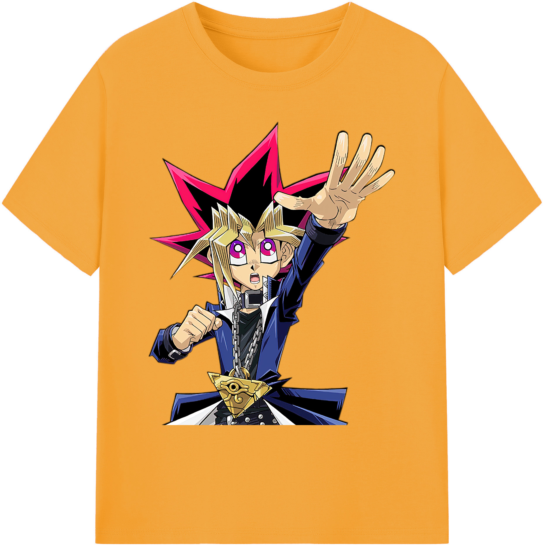 （画像用） 遊☆戯☆王 Yu-Gi-Oh! 綿100％ メンズ半袖Tシャツ｜肌触りやわらか＆通気性