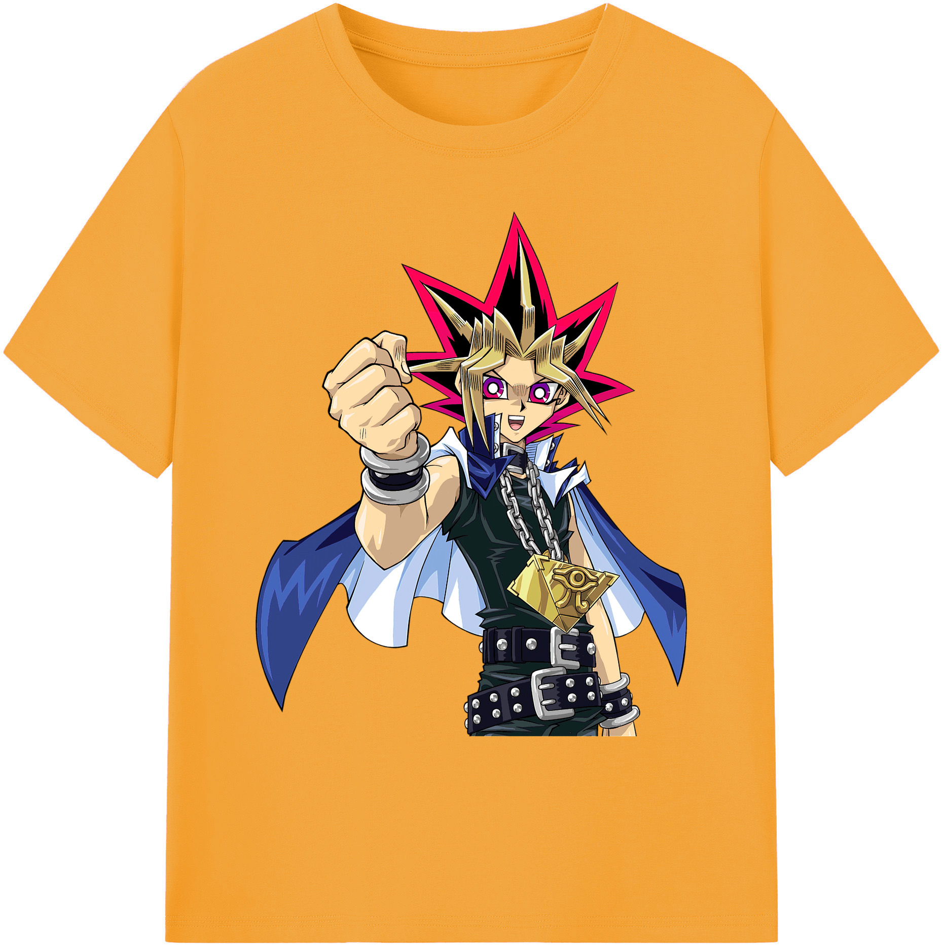 （画像用） 遊☆戯☆王 Yu-Gi-Oh! 綿100％ メンズ半袖Tシャツ｜肌触りやわらか＆通気性